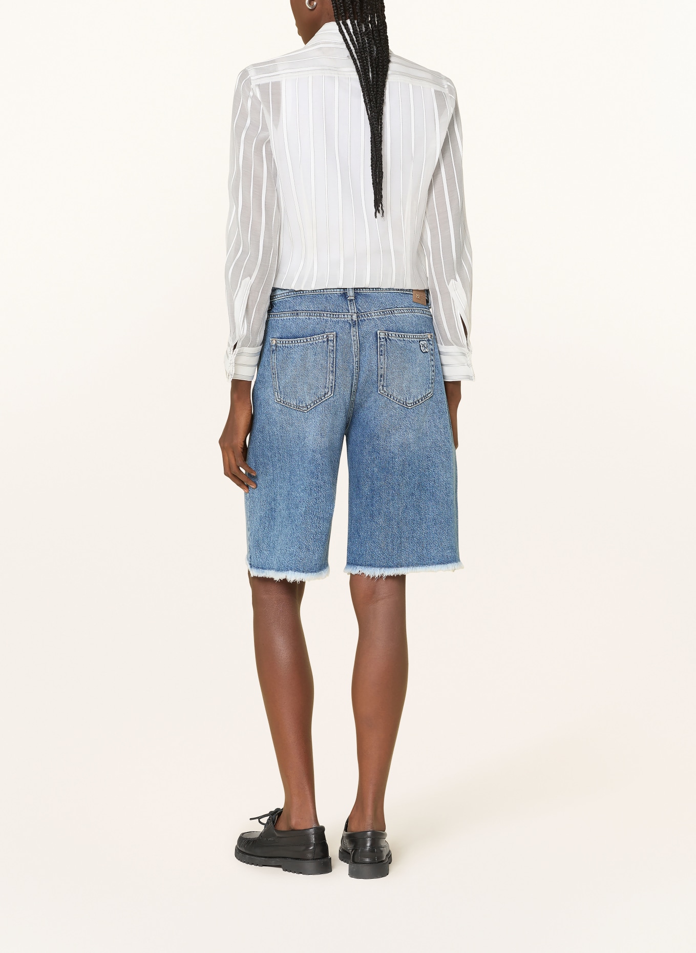 RAFFAELLO ROSSI Džínové šortky TONYA: 840 blue-blue