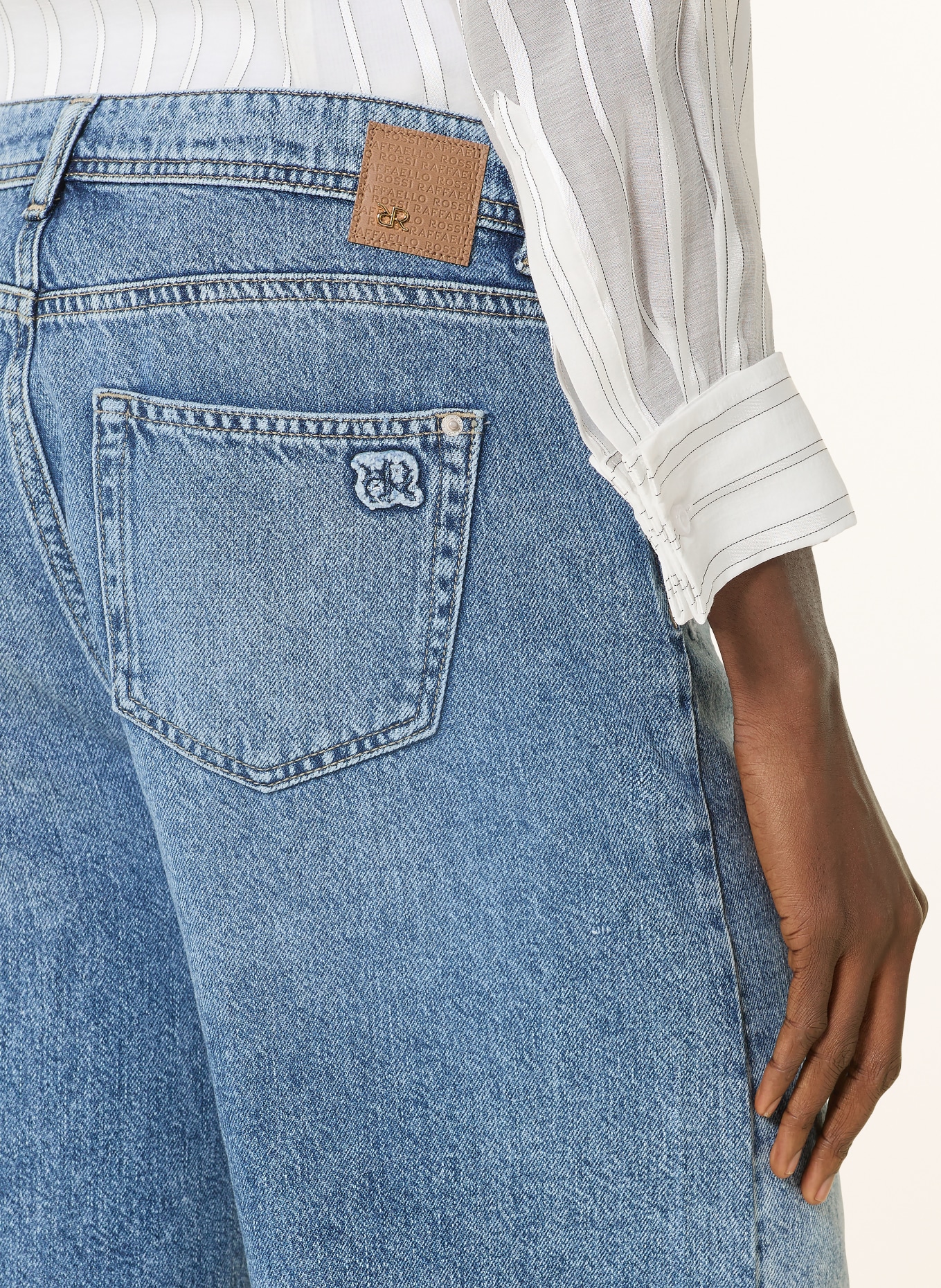 RAFFAELLO ROSSI Džínové šortky TONYA: 840 blue-blue