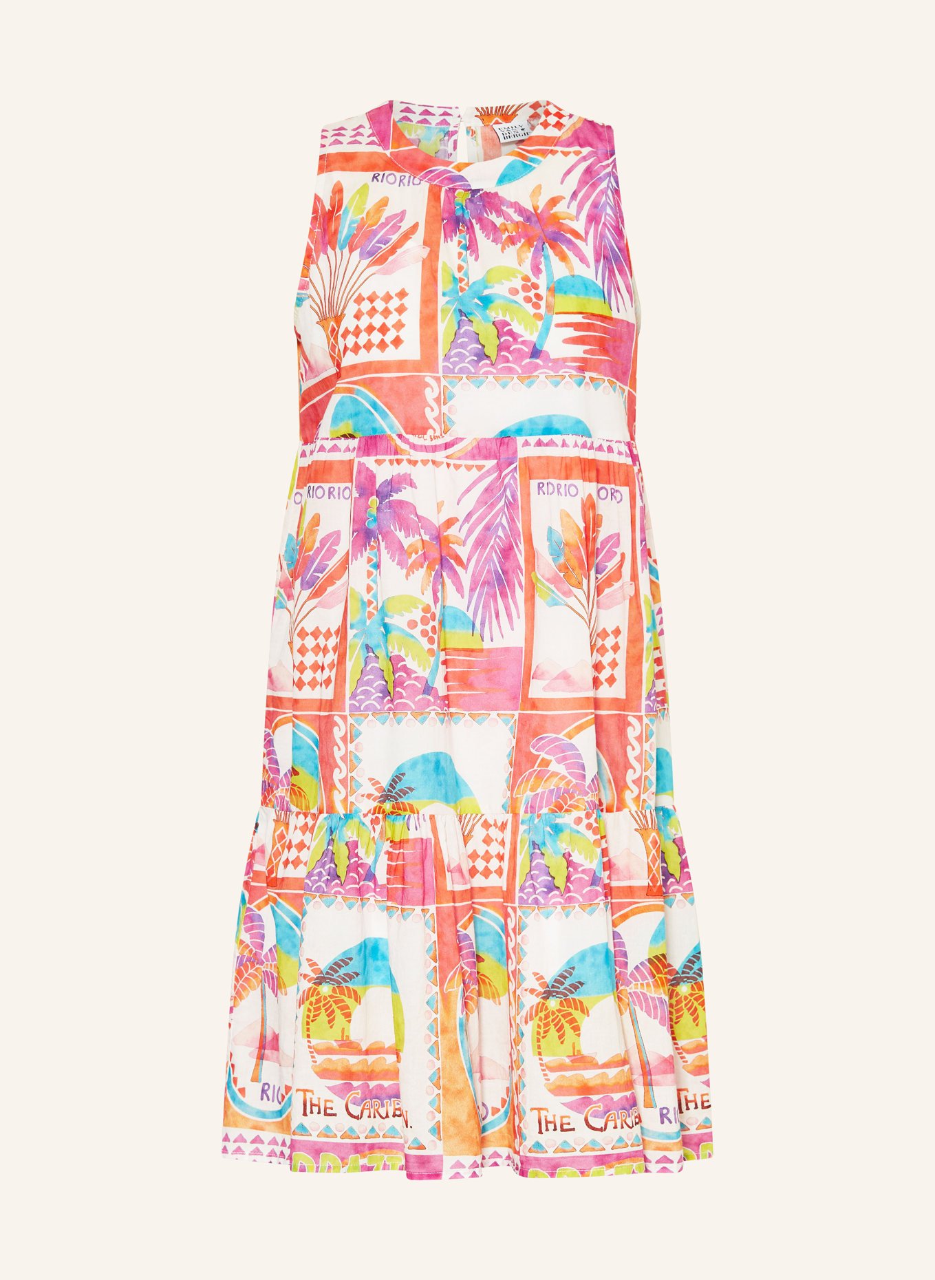 Emily VAN DEN BERGH Kleid: ROSA / BEIGE / ECRU