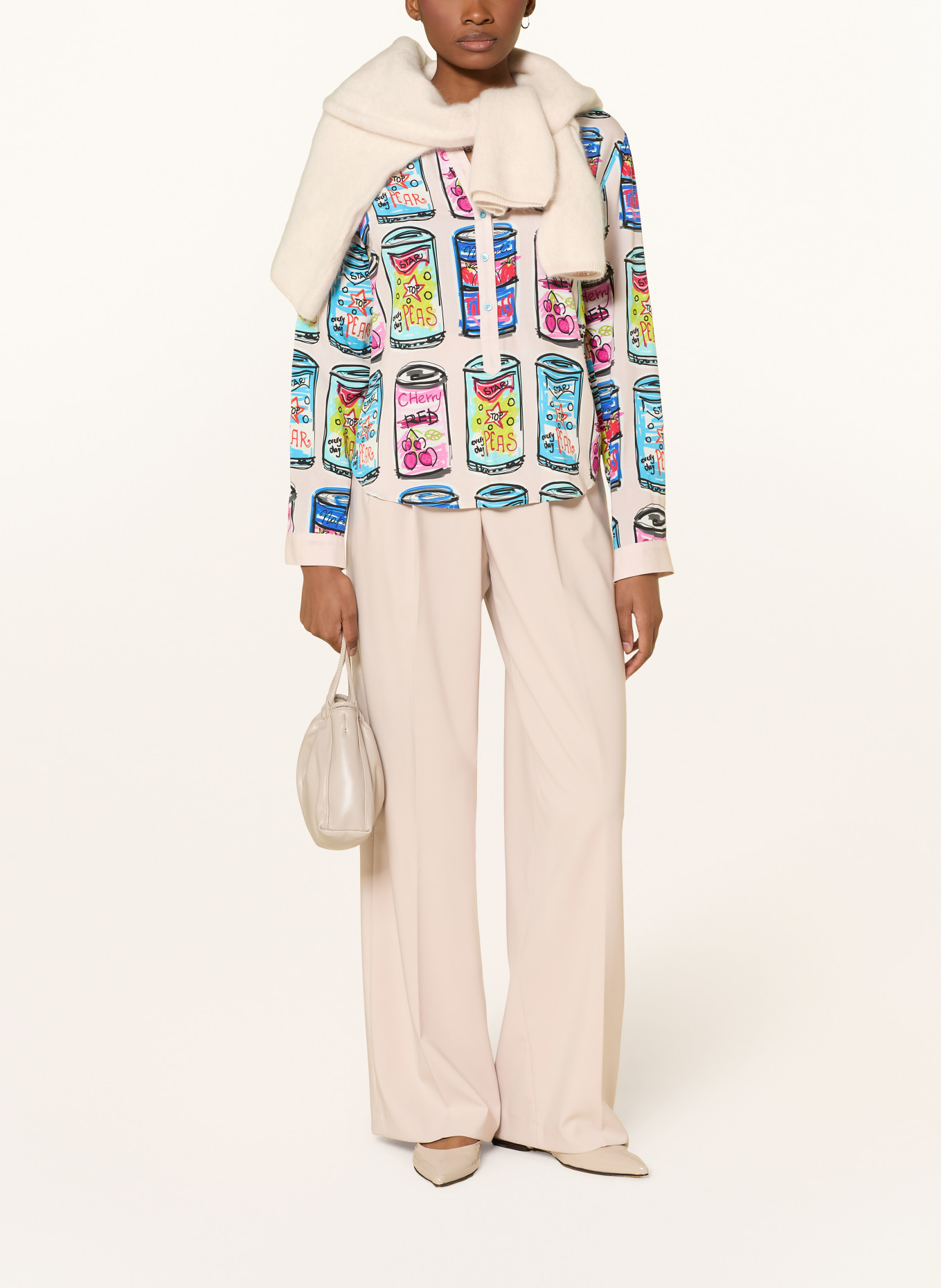 Emily VAN DEN BERGH bluzka: JASNORÓŻOWY / MOCNORÓŻOWY / JASKRAWY NIEBIESKI