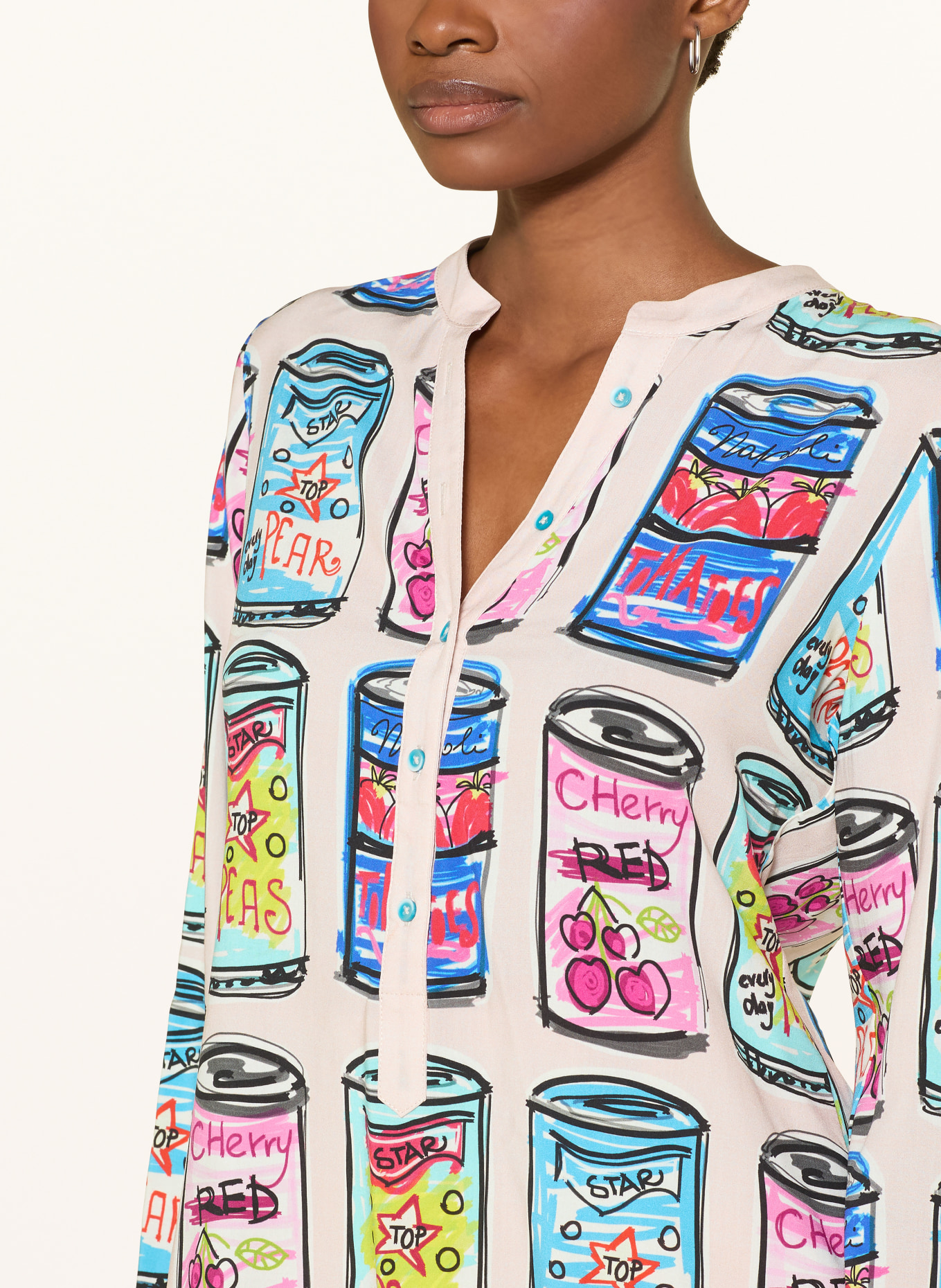 Emily VAN DEN BERGH bluzka: JASNORÓŻOWY / MOCNORÓŻOWY / JASKRAWY NIEBIESKI