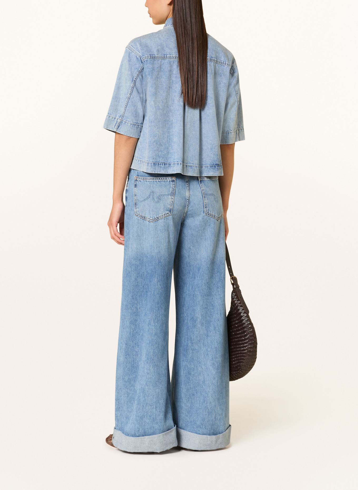 Emily VAN DEN BERGH Jeansbluse: HELLBLAU