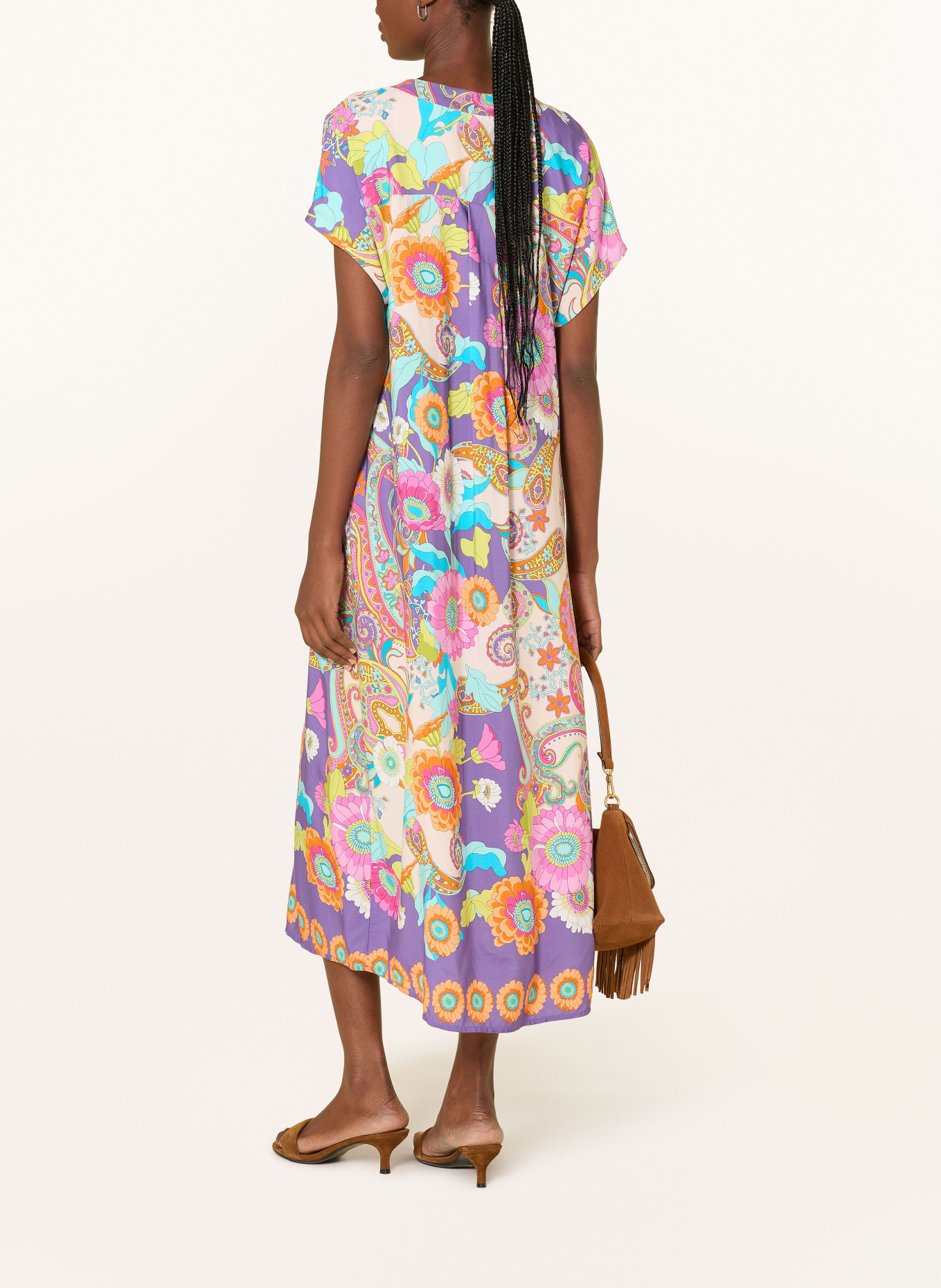 Emily VAN DEN BERGH sukienka: LILA / MOCNORÓŻOWY / TURKUSOWY