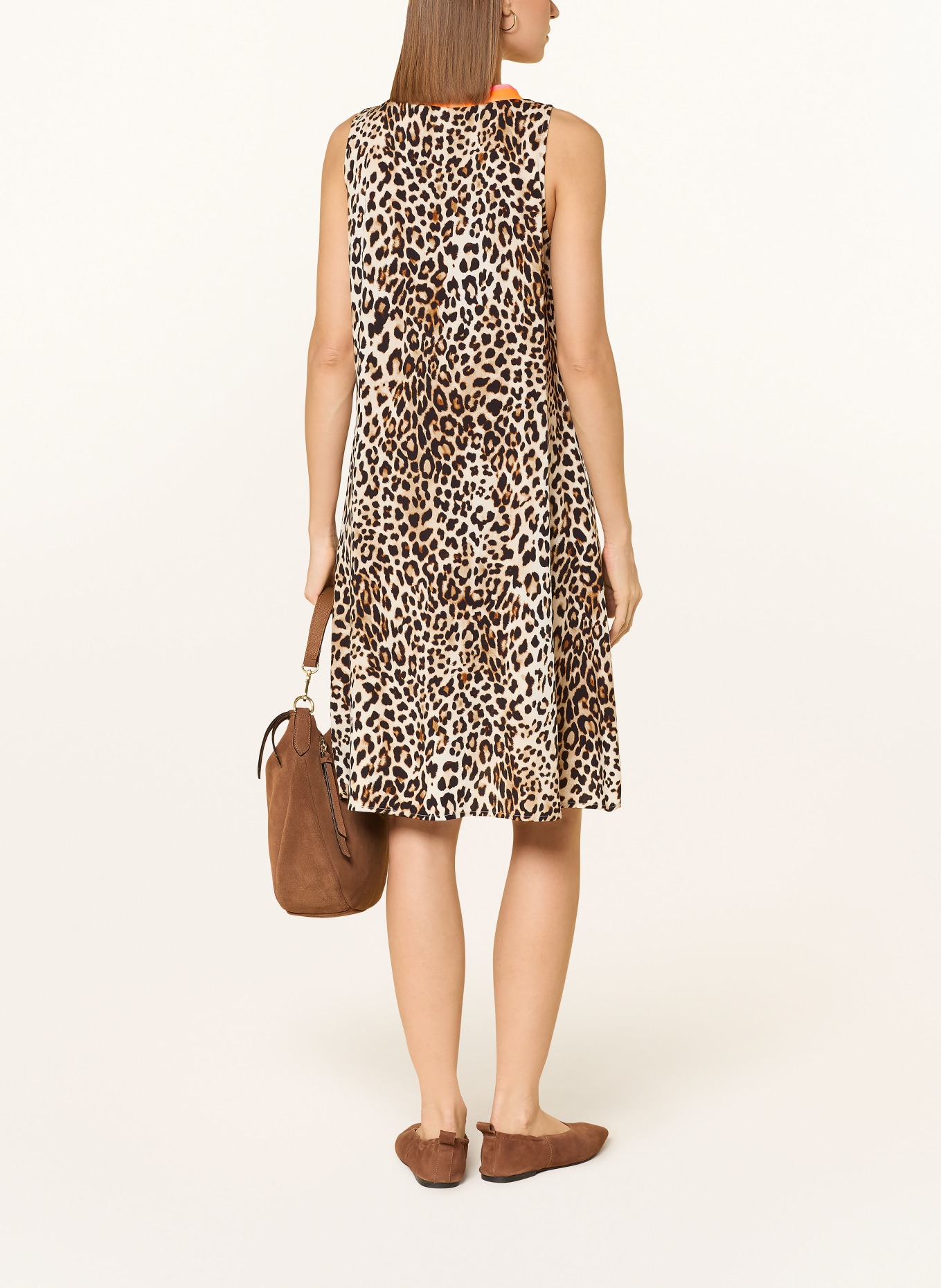 Emily VAN DEN BERGH Kleid: BEIGE / DUNKELBRAUN / BRAUN