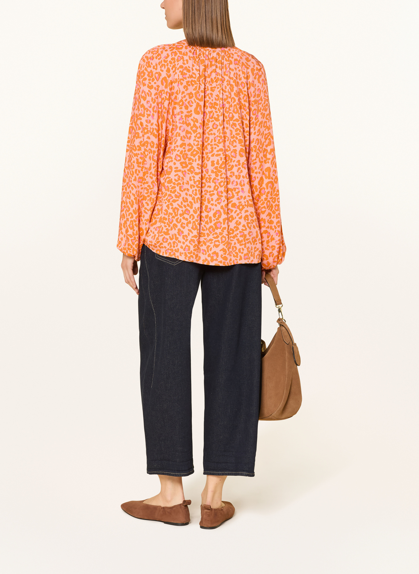 Emily VAN DEN BERGH Blusenshirt: ORANGE / ROSA / LACHS