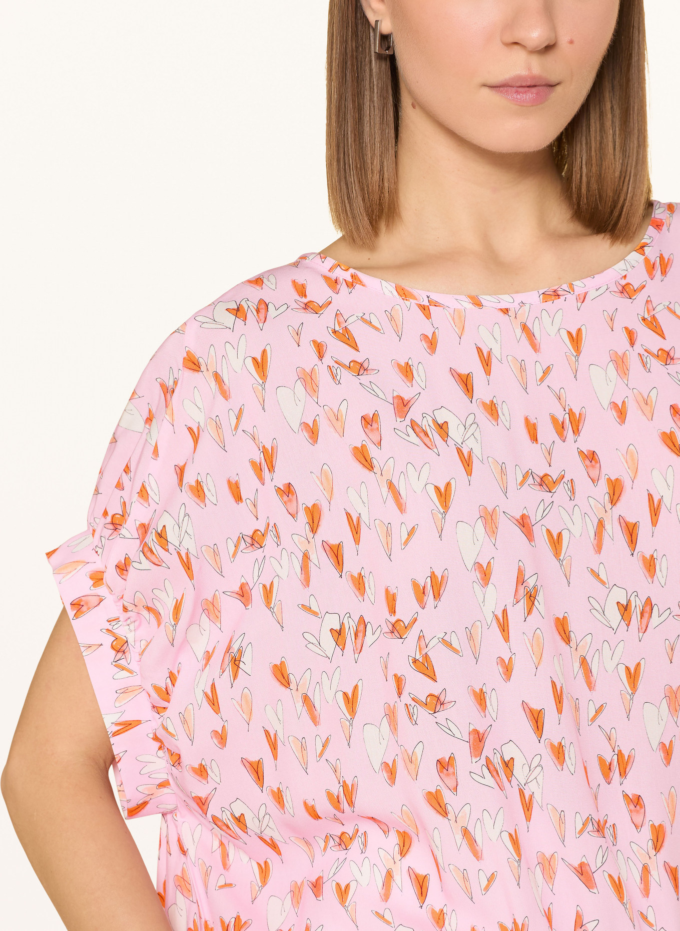 Emily VAN DEN BERGH Blusenshirt: HELLROSA / ORANGE