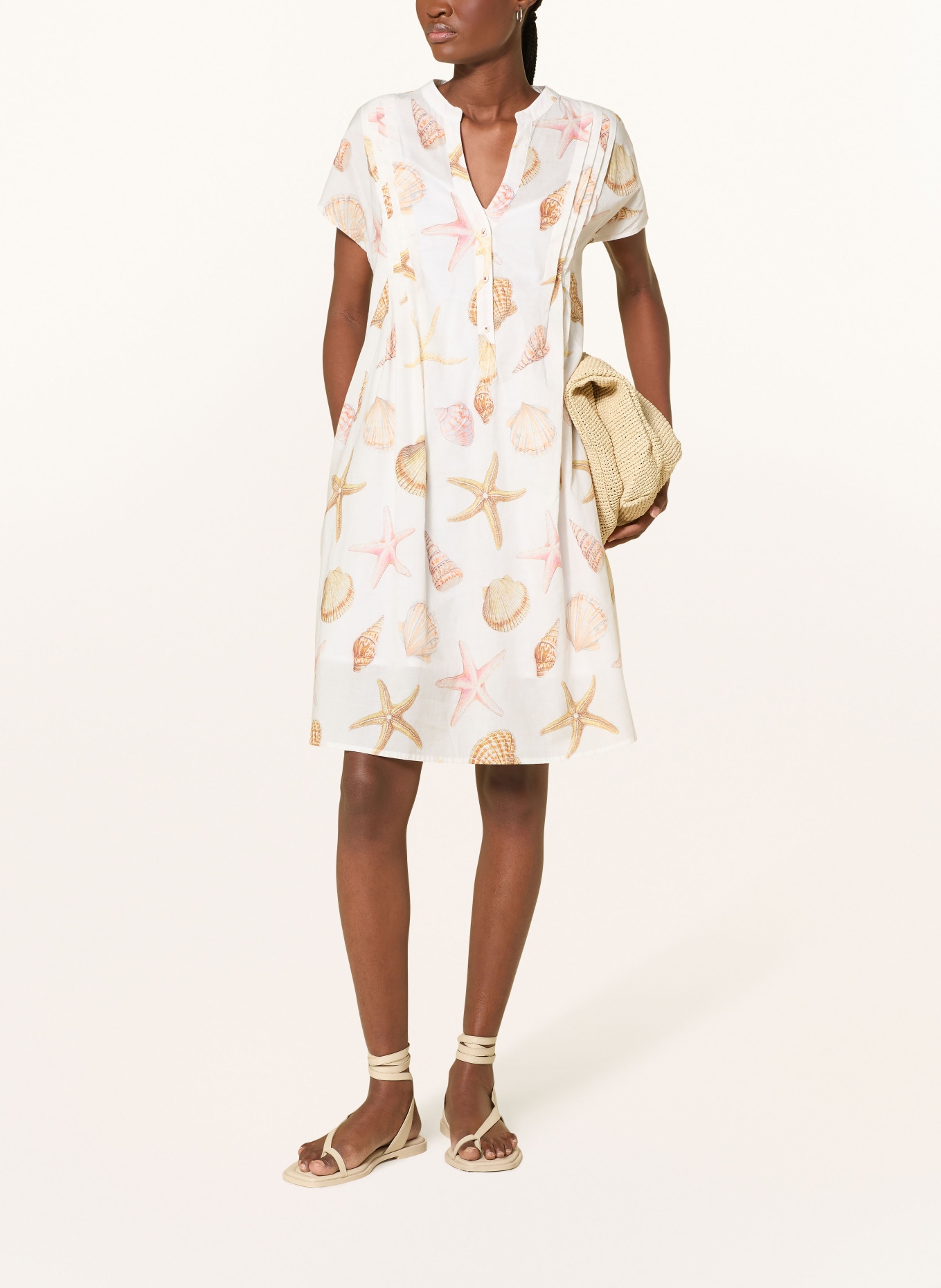 Emily VAN DEN BERGH Kleid: ECRU / HELLBRAUN / BEIGE