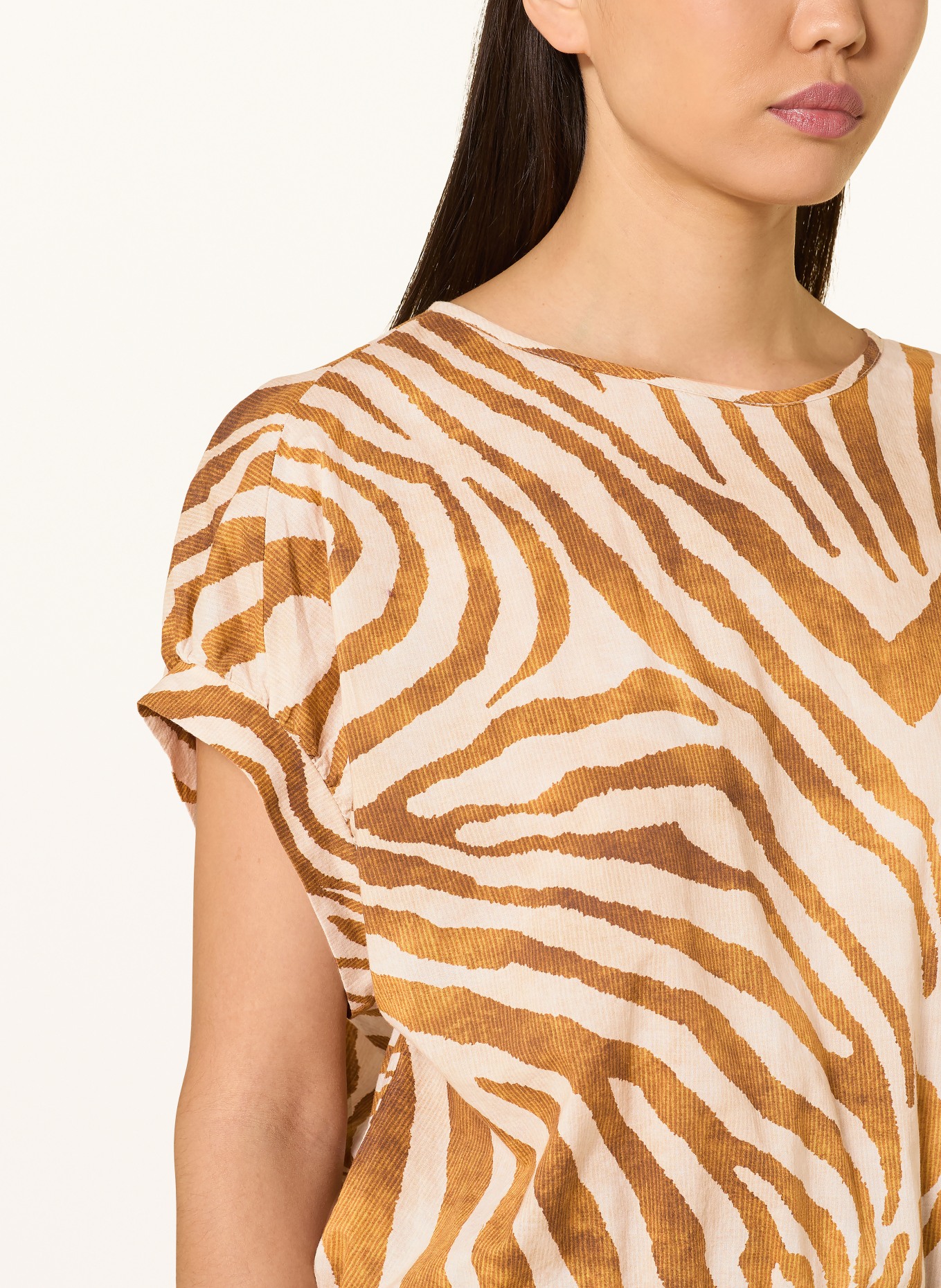Emily VAN DEN BERGH Blusenshirt: CREME / COGNAC