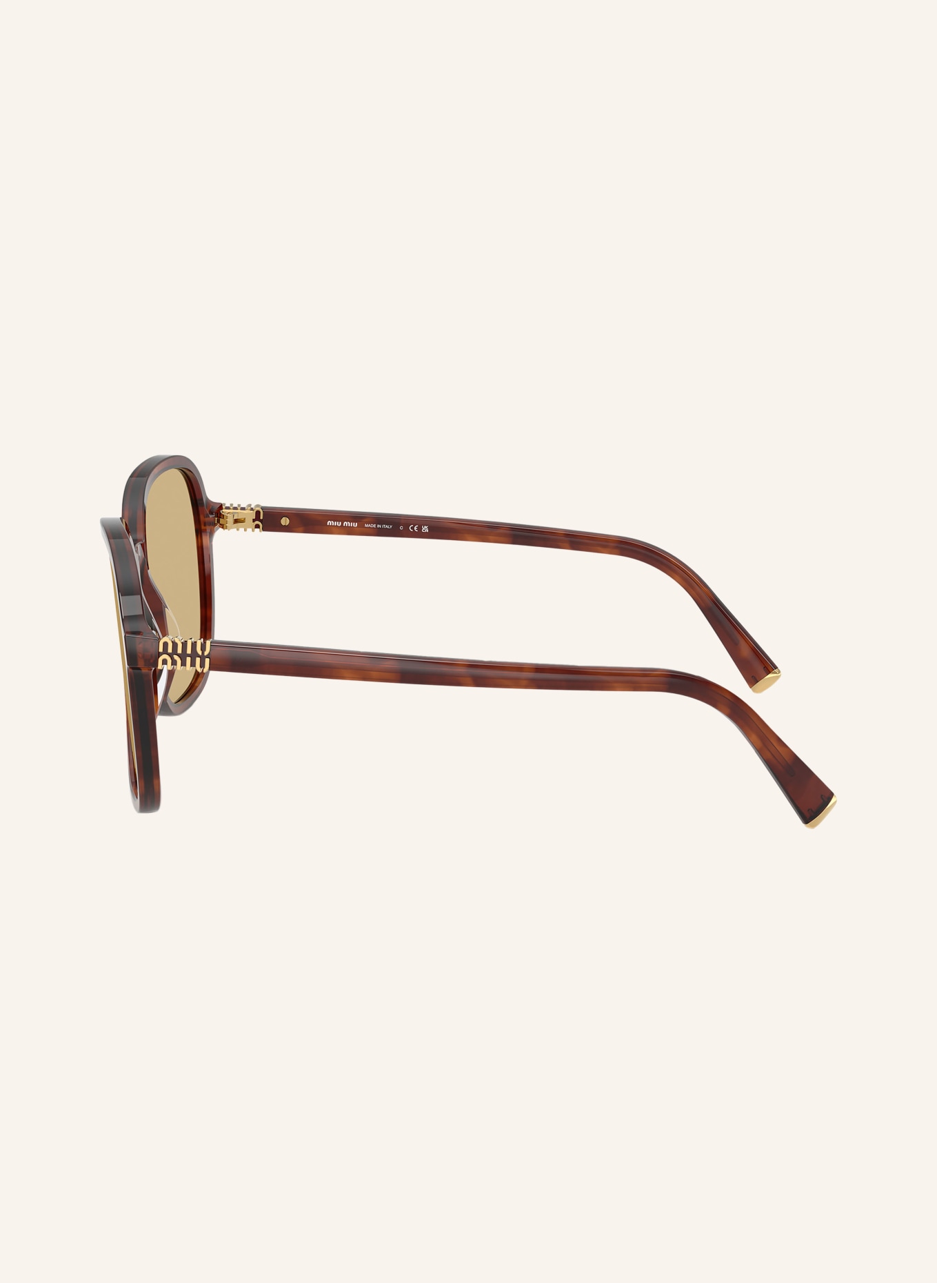 MIU MIU Okulary przeciwsłoneczne MUB01S: HAVANA/ ŻÓŁTY