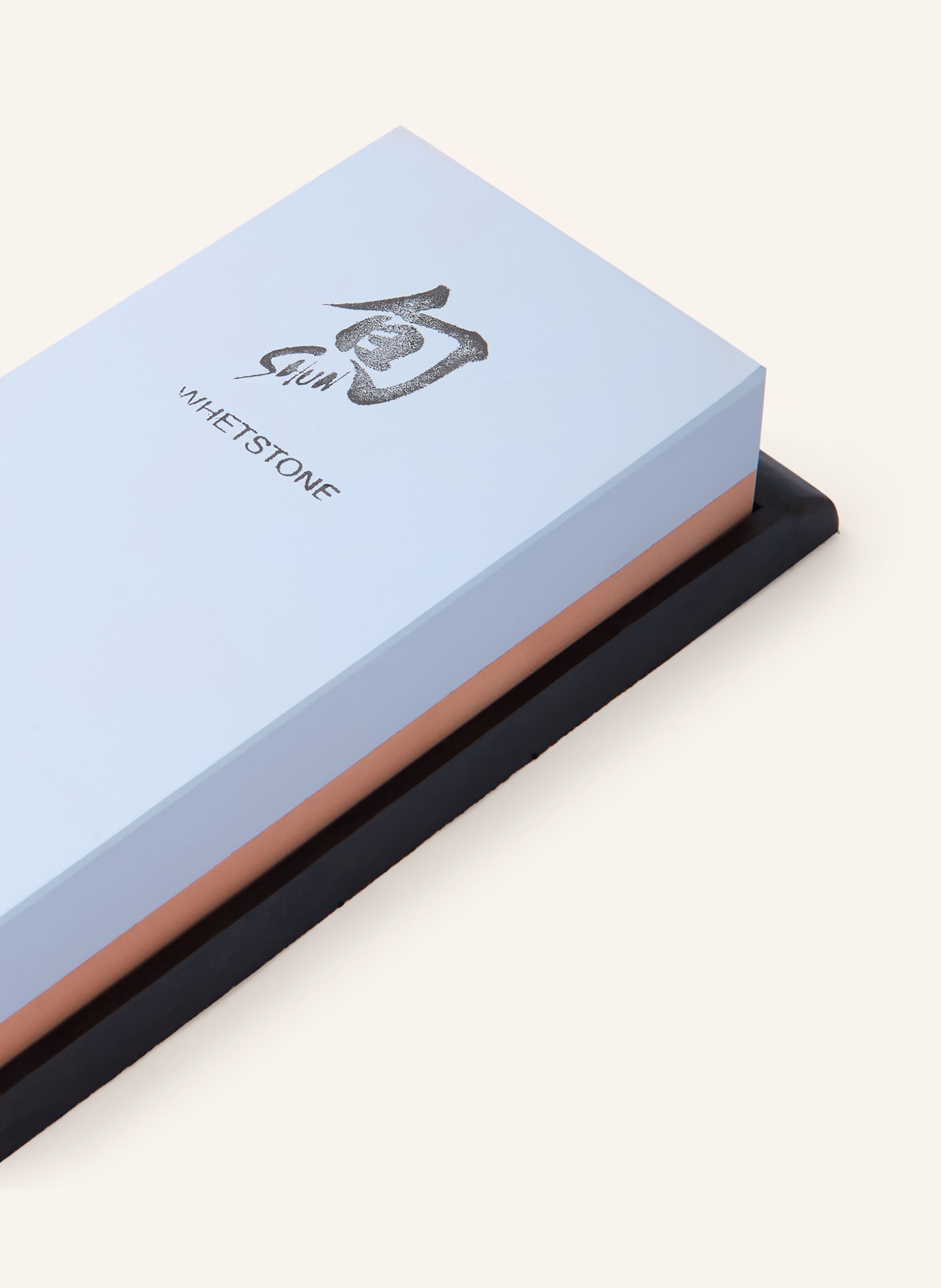 KAI 3-tlg. Set SHUN PREMIER: Kochmesser, Kombi-Schleifstein 300/1000 und Schärfhilfe: SCHWARZ