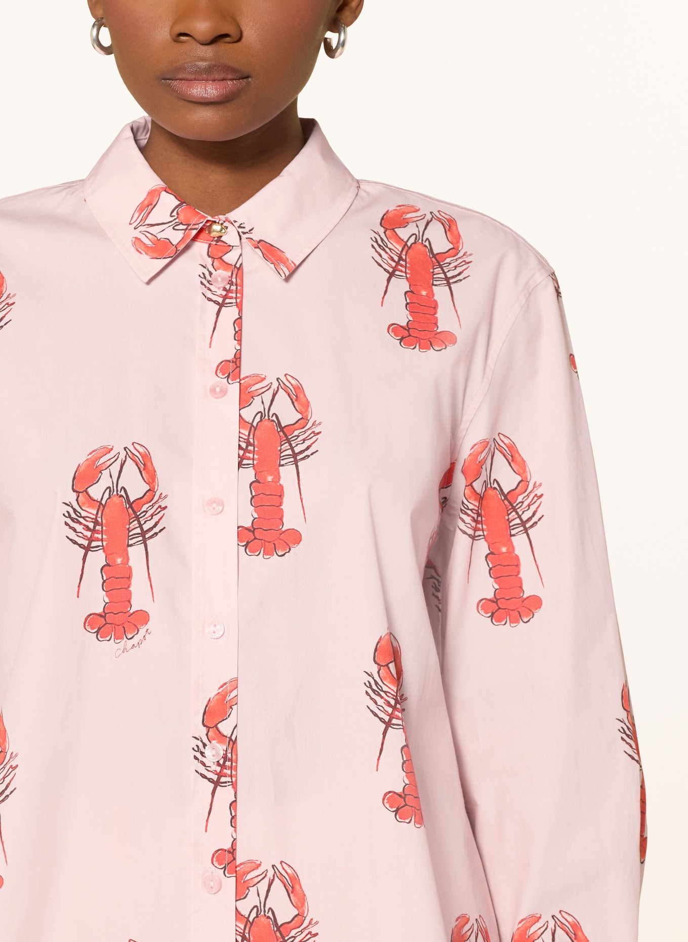 FABIENNE CHAPOT Chemise TONY: ROSE / ROUGE