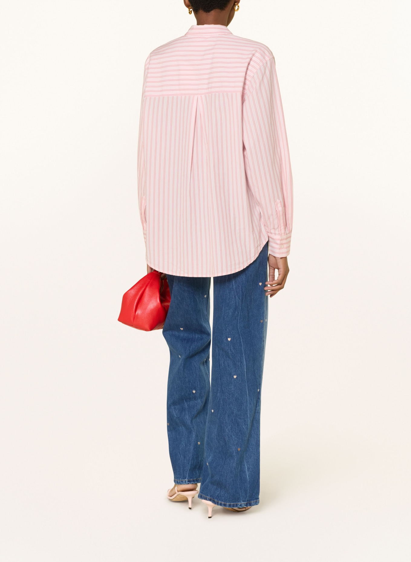 FABIENNE CHAPOT Jean à jambes larges THEA avec broderies: 3345 Mid Blue