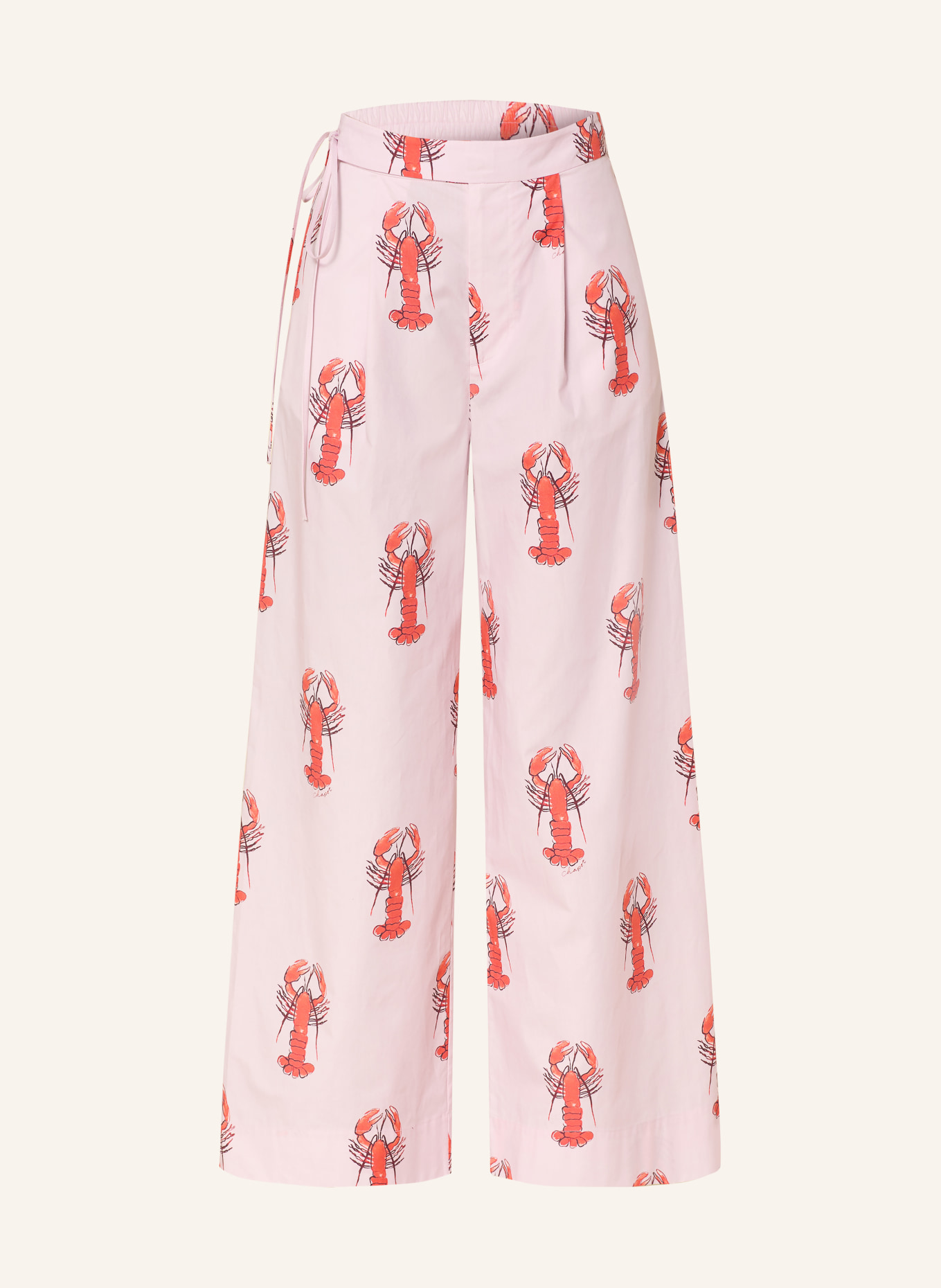 FABIENNE CHAPOT Marlenehose VIVIEN: ROSA / ROT