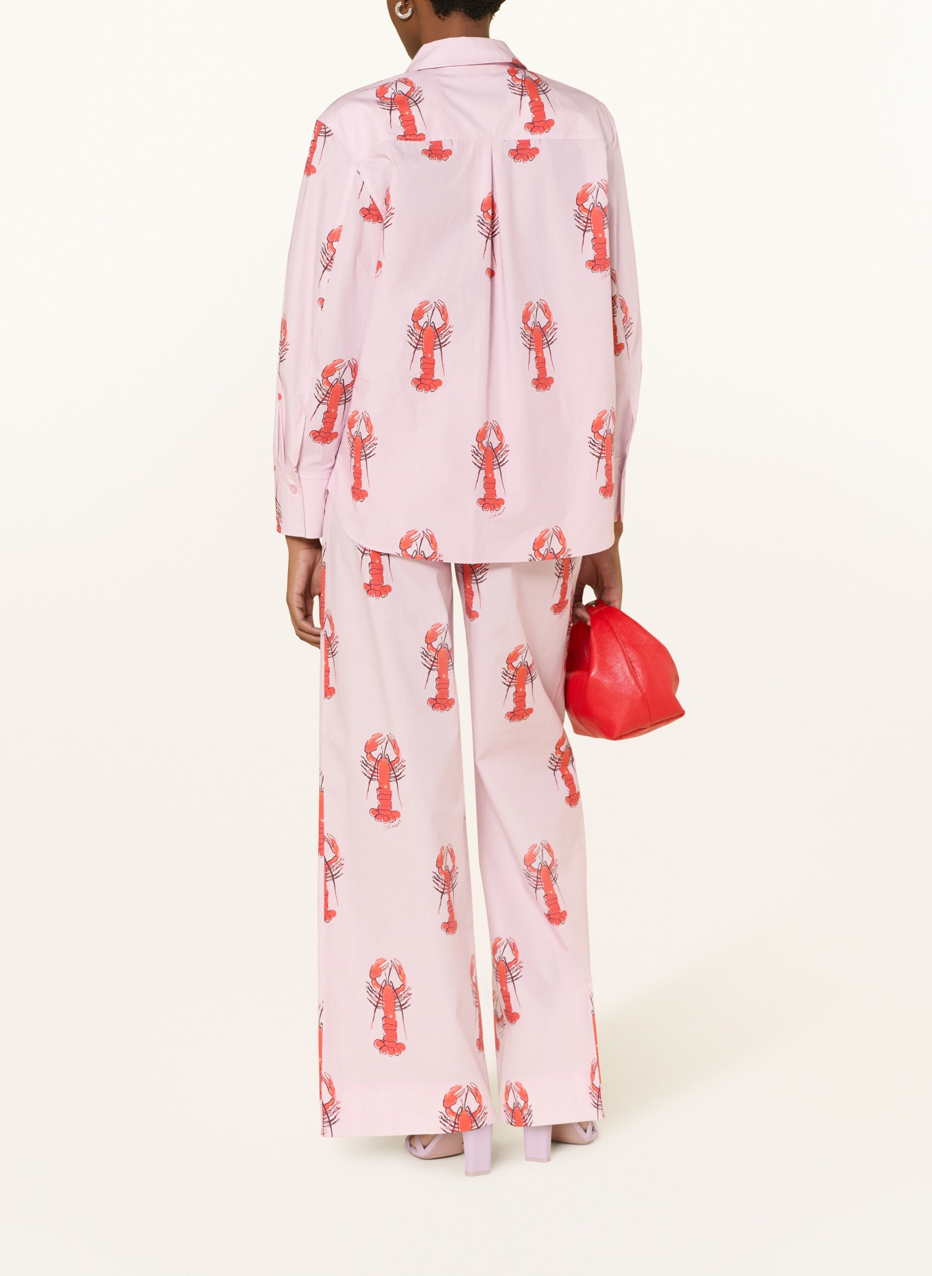 FABIENNE CHAPOT Marlenehose VIVIEN: ROSA / ROT