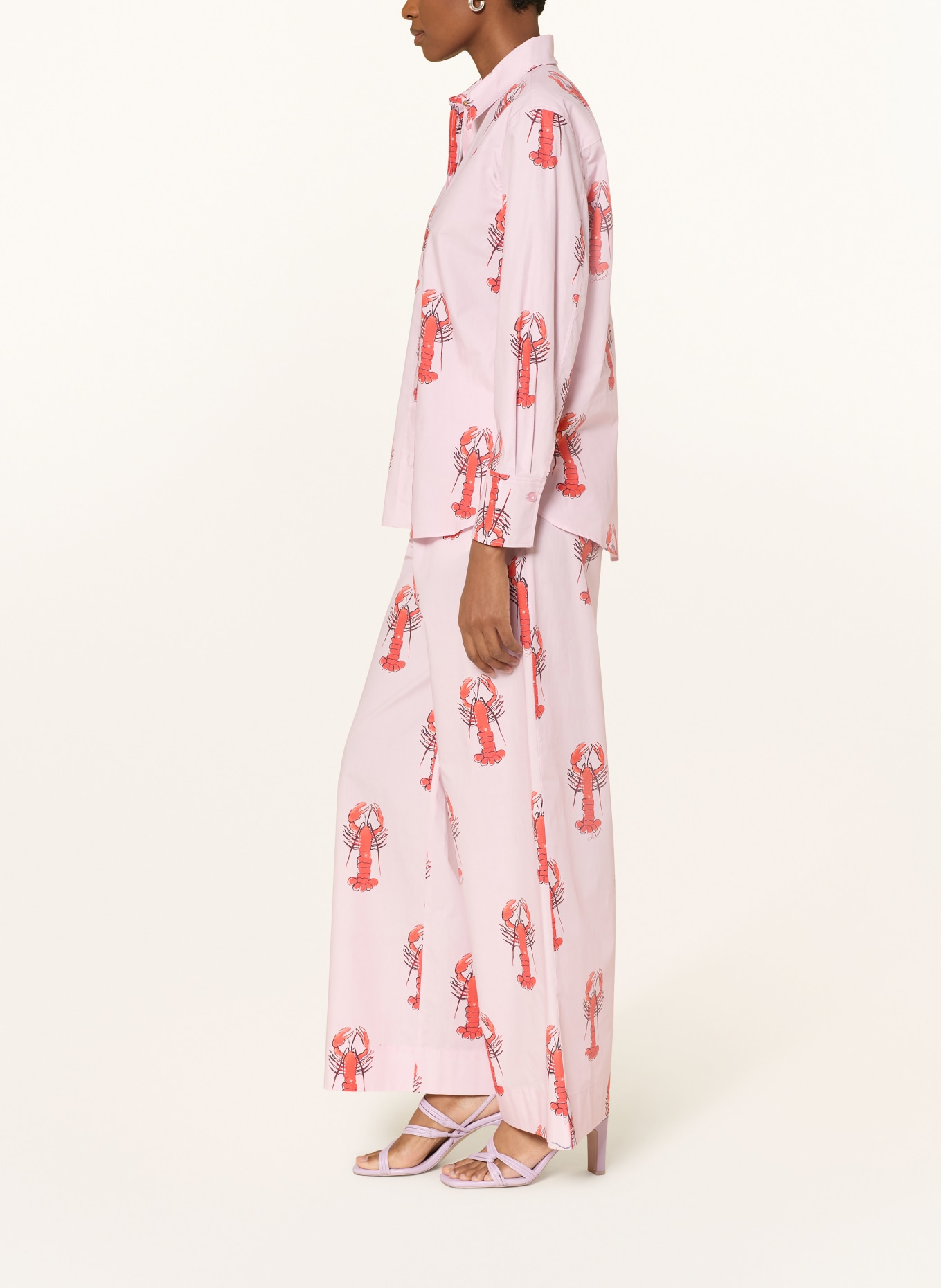 FABIENNE CHAPOT Marlenehose VIVIEN: ROSA / ROT