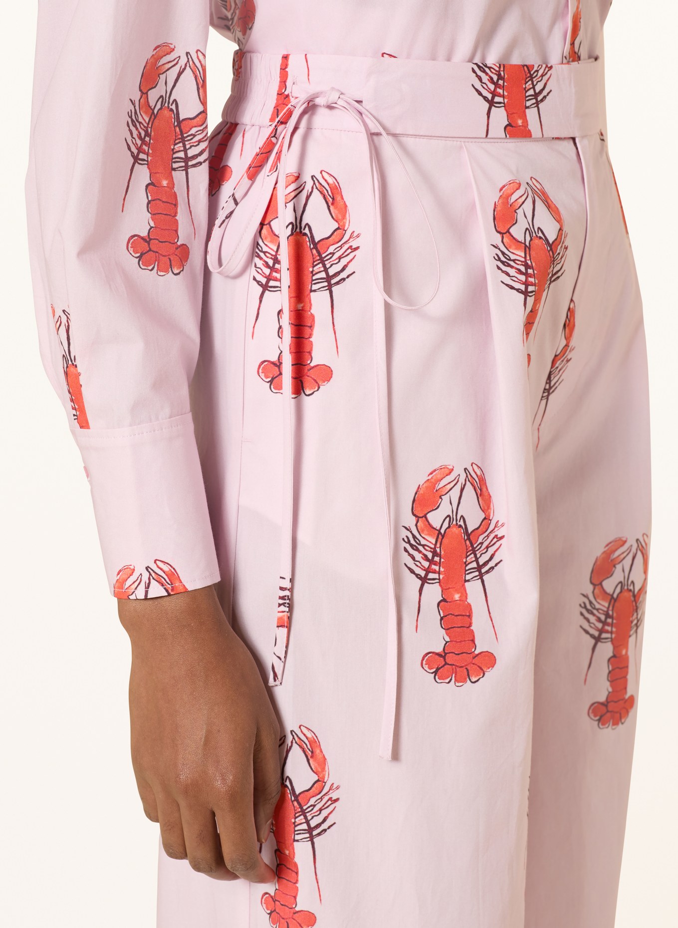 FABIENNE CHAPOT Marlenehose VIVIEN: ROSA / ROT