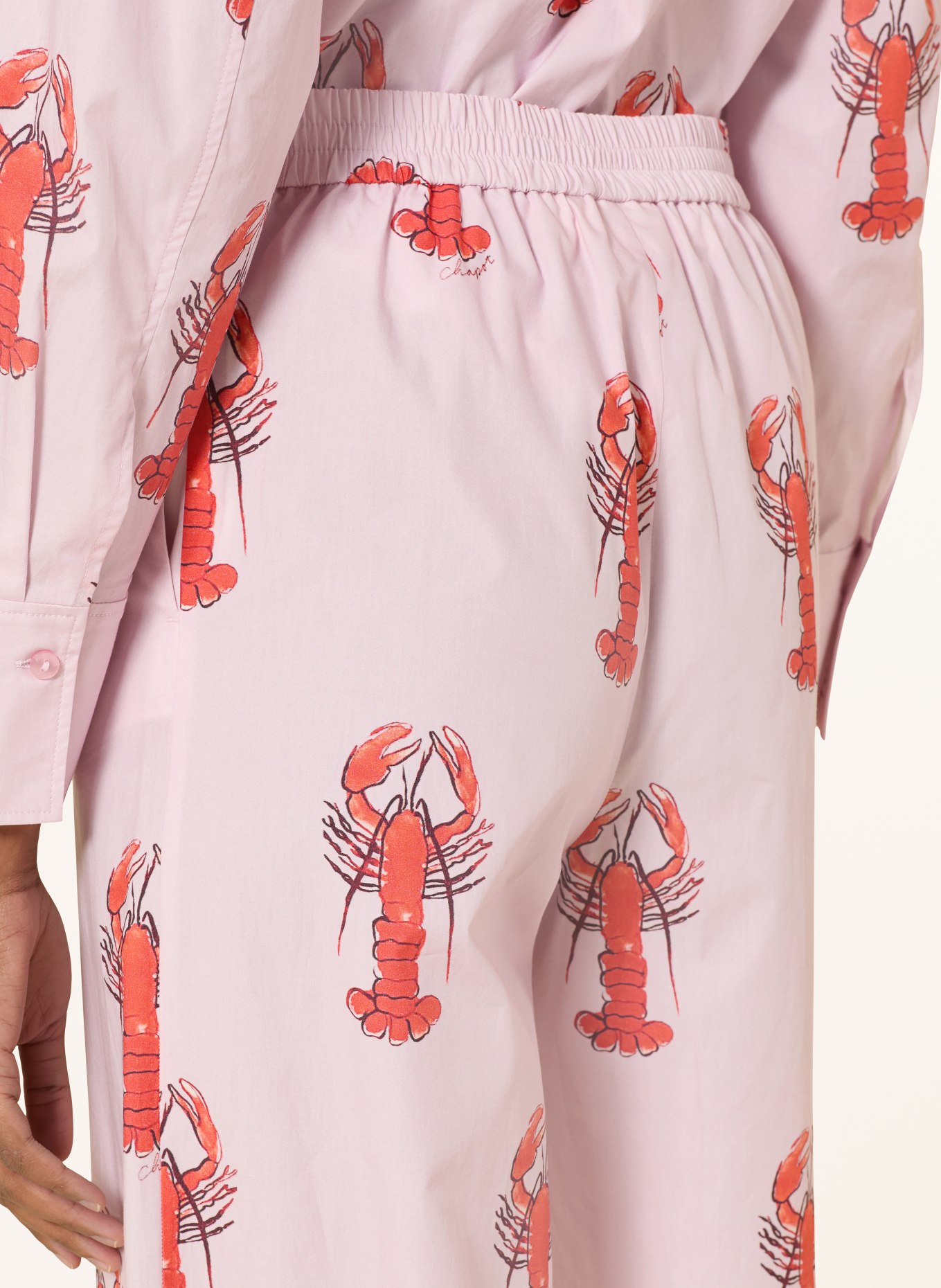 FABIENNE CHAPOT Marlenehose VIVIEN: ROSA / ROT