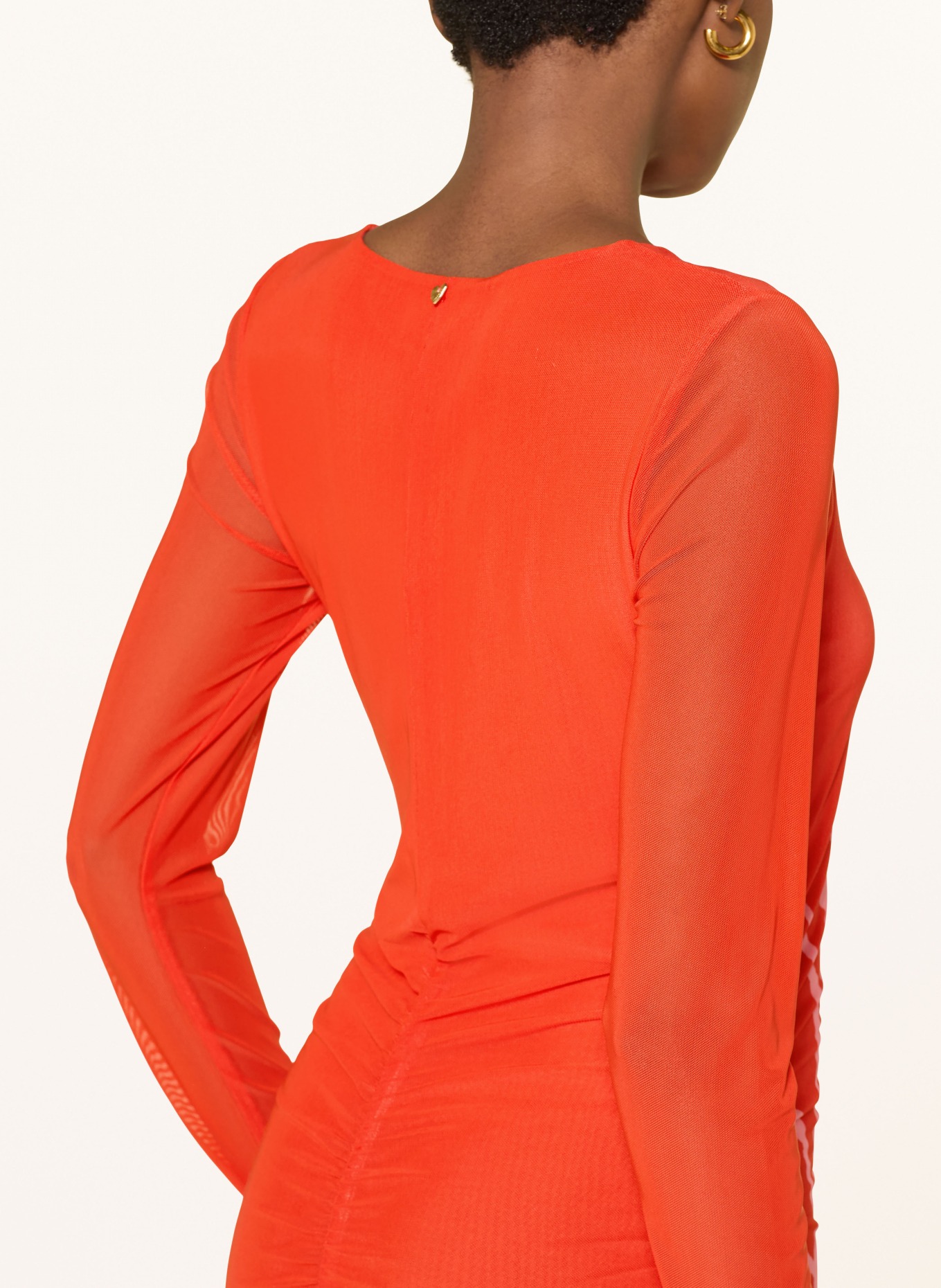 FABIENNE CHAPOT Robe en maille SIONARA: ROUGE / ROSE