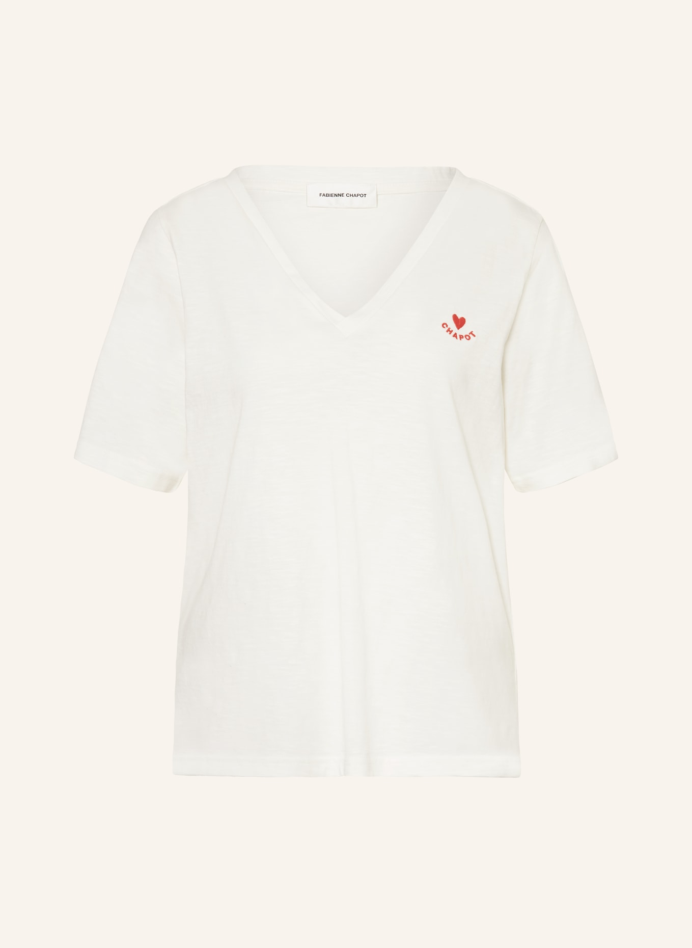 FABIENNE CHAPOT PHIL T-shirt: CREAM
