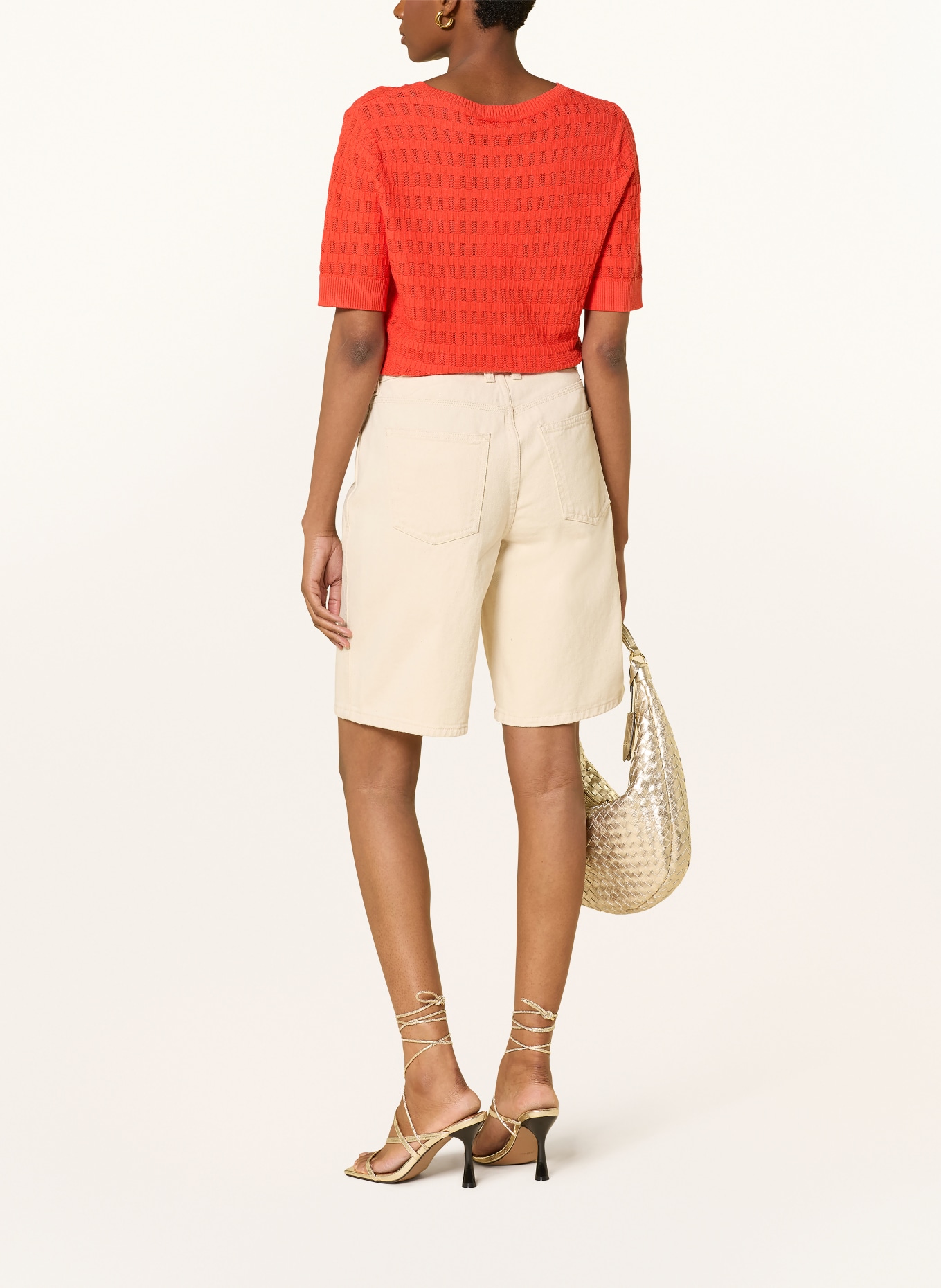 FABIENNE CHAPOT Pull en maille MASJA: ROUGE