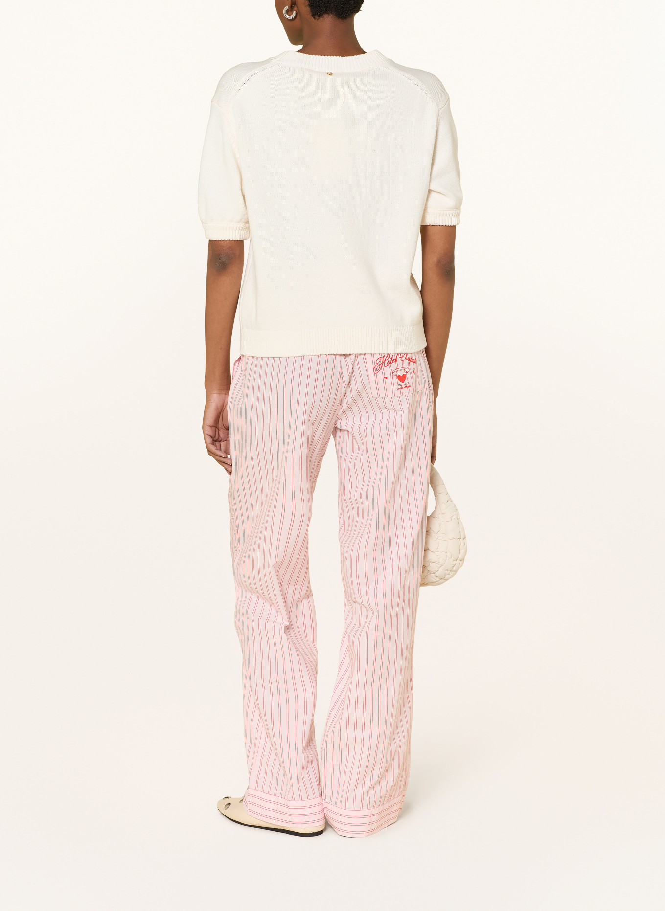 FABIENNE CHAPOT Strickshirt JISKA: CREME / PINK