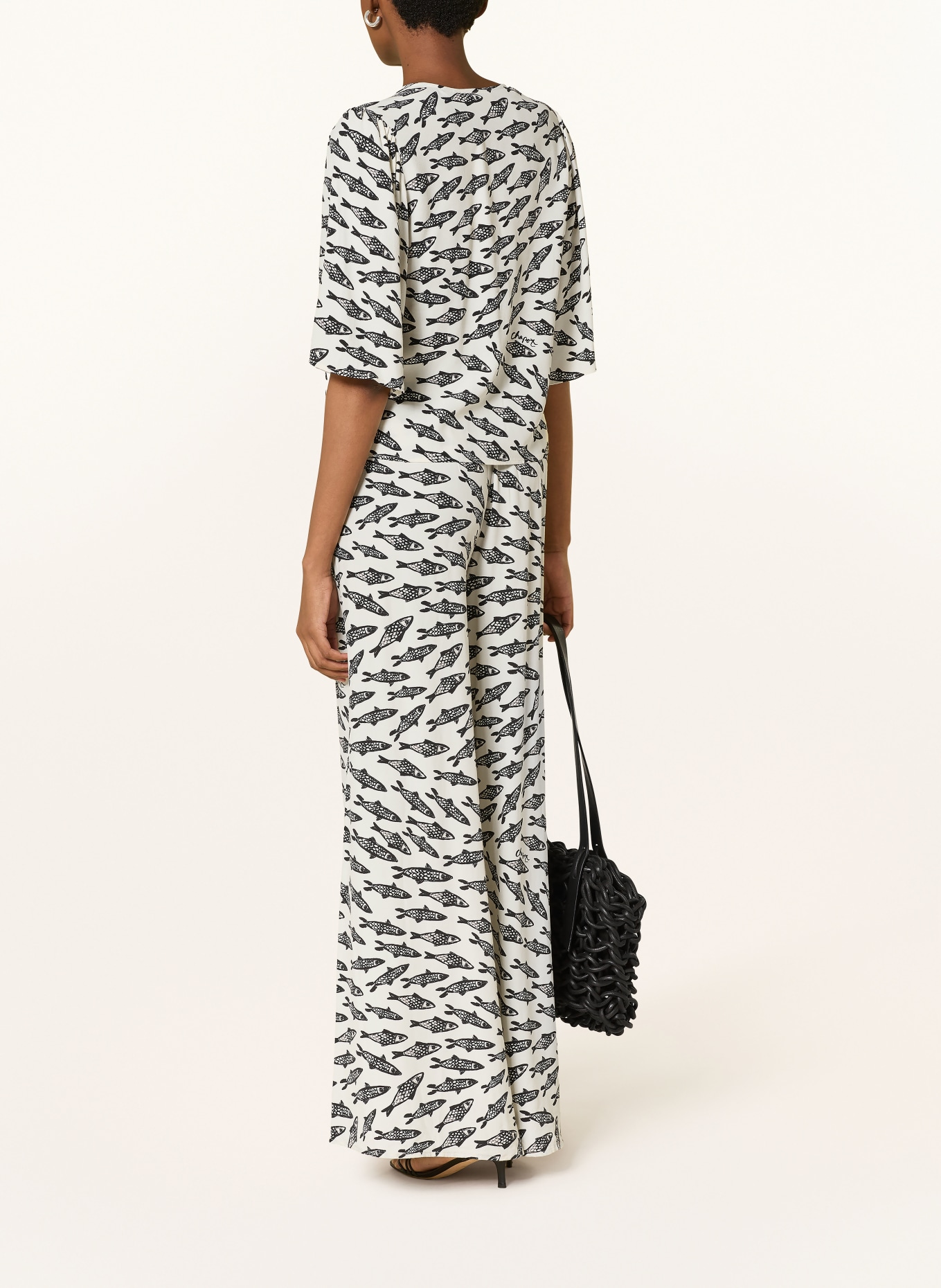 FABIENNE CHAPOT Bluzka STARLET: BIAŁY / CZARNY