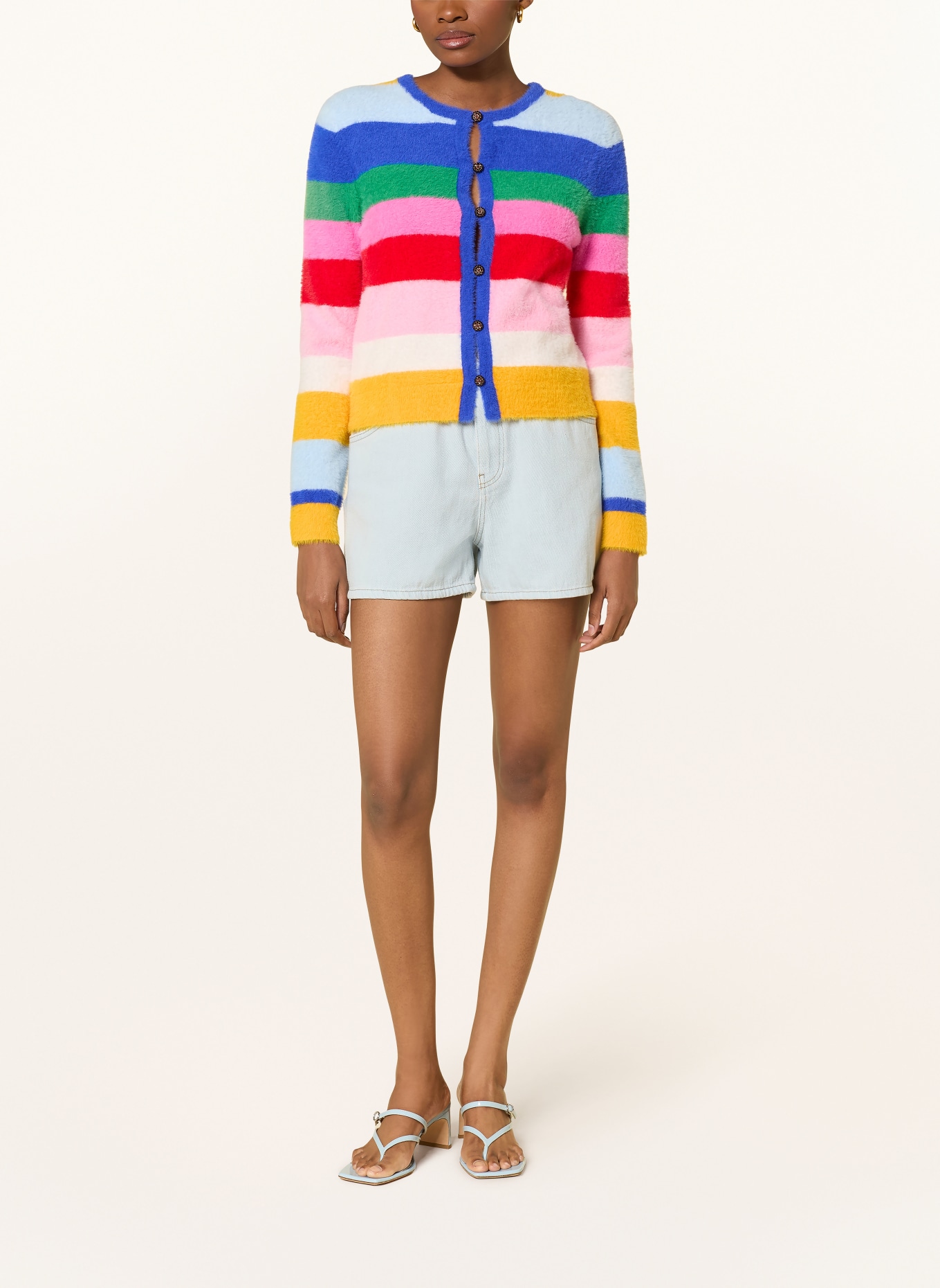 FABIENNE CHAPOT Strickjacke HENRY: BLAU / PINK / ROT