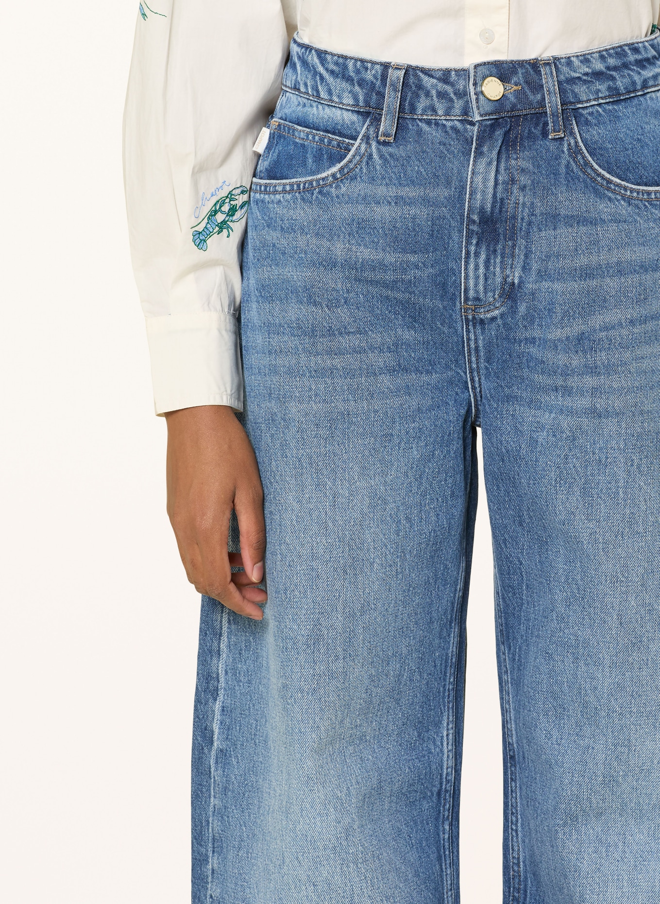 FABIENNE CHAPOT Barrel Jeans BETTY: 3345 Mid Blue