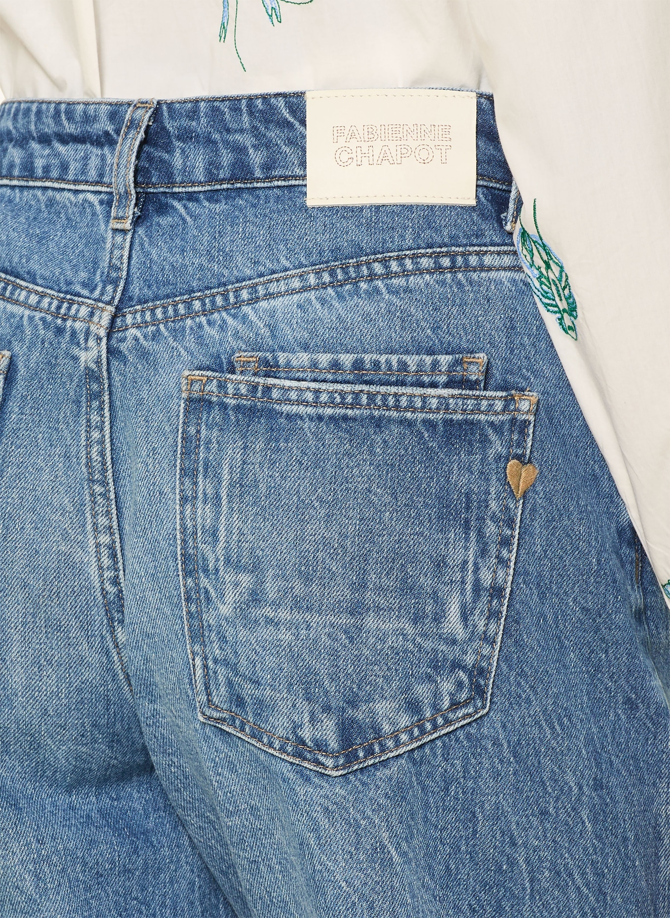 FABIENNE CHAPOT Barrel Jeans BETTY: 3345 Mid Blue