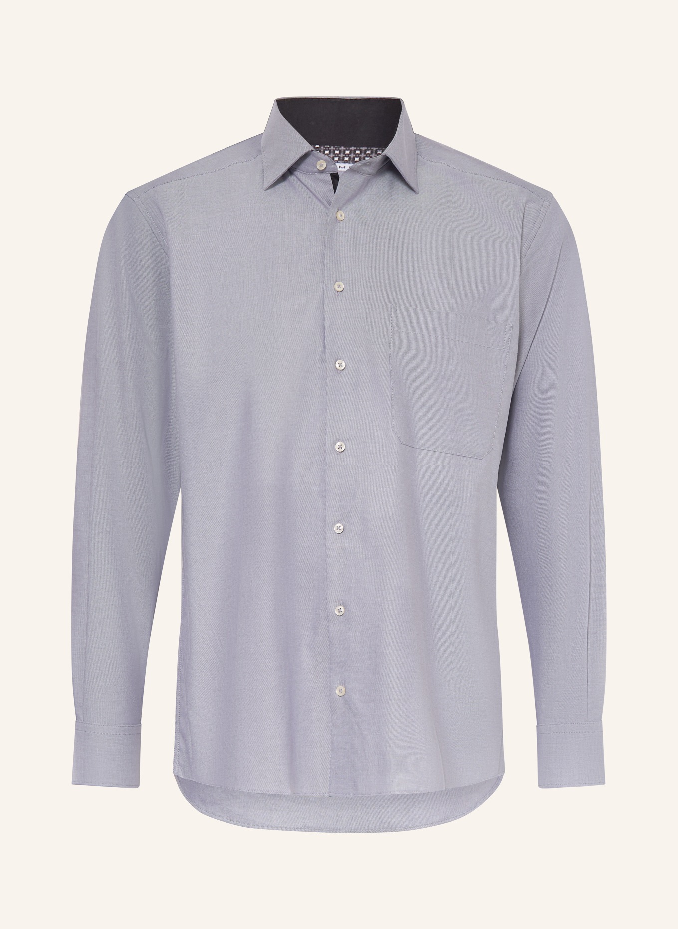 ETERNA Hemd Comfort Fit: DUNKELGRAU