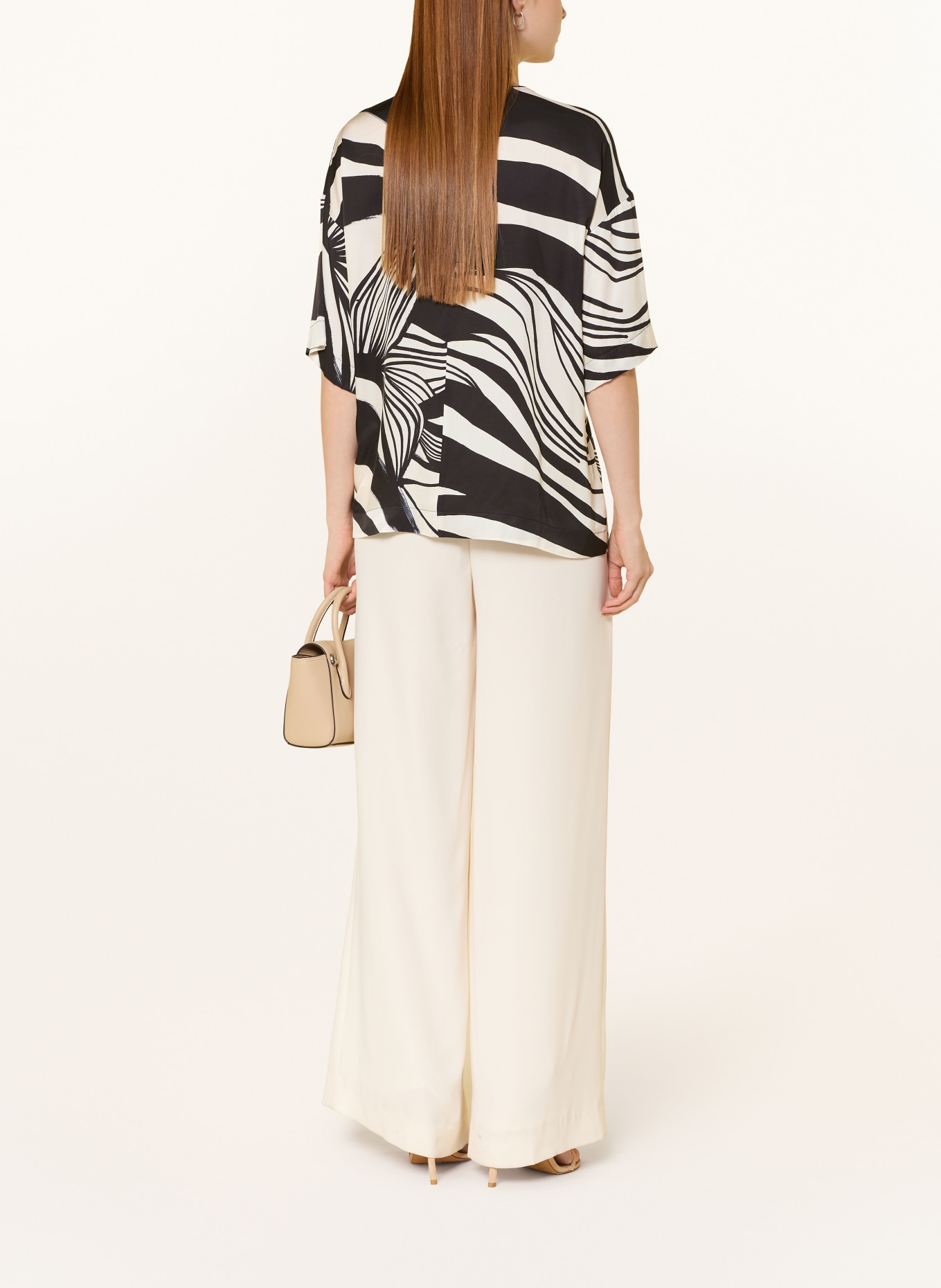 ELENA MIRO bluzka: CZARNY / KREMOWY