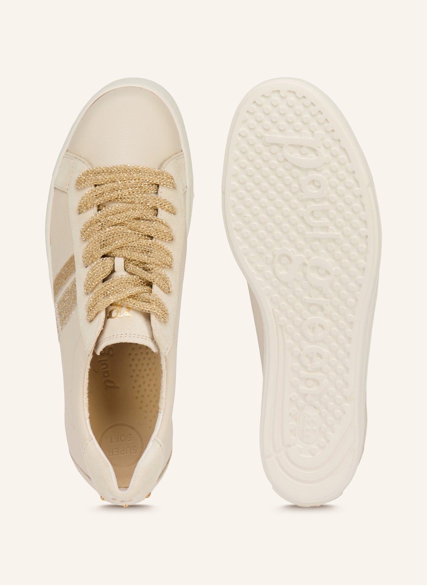paul green Sneaker: BEIGE