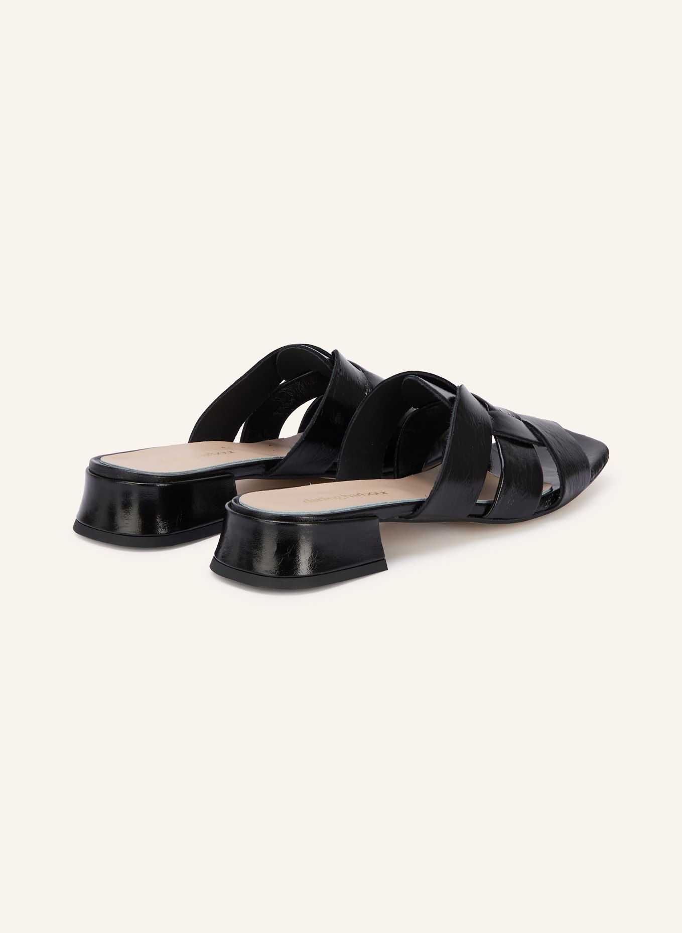 darling harbour Mules: SCHWARZ