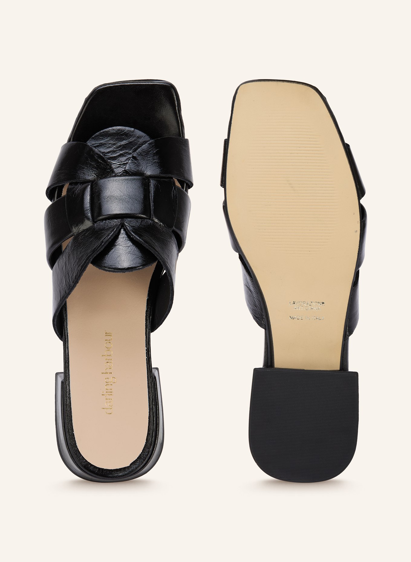 darling harbour Mules: SCHWARZ