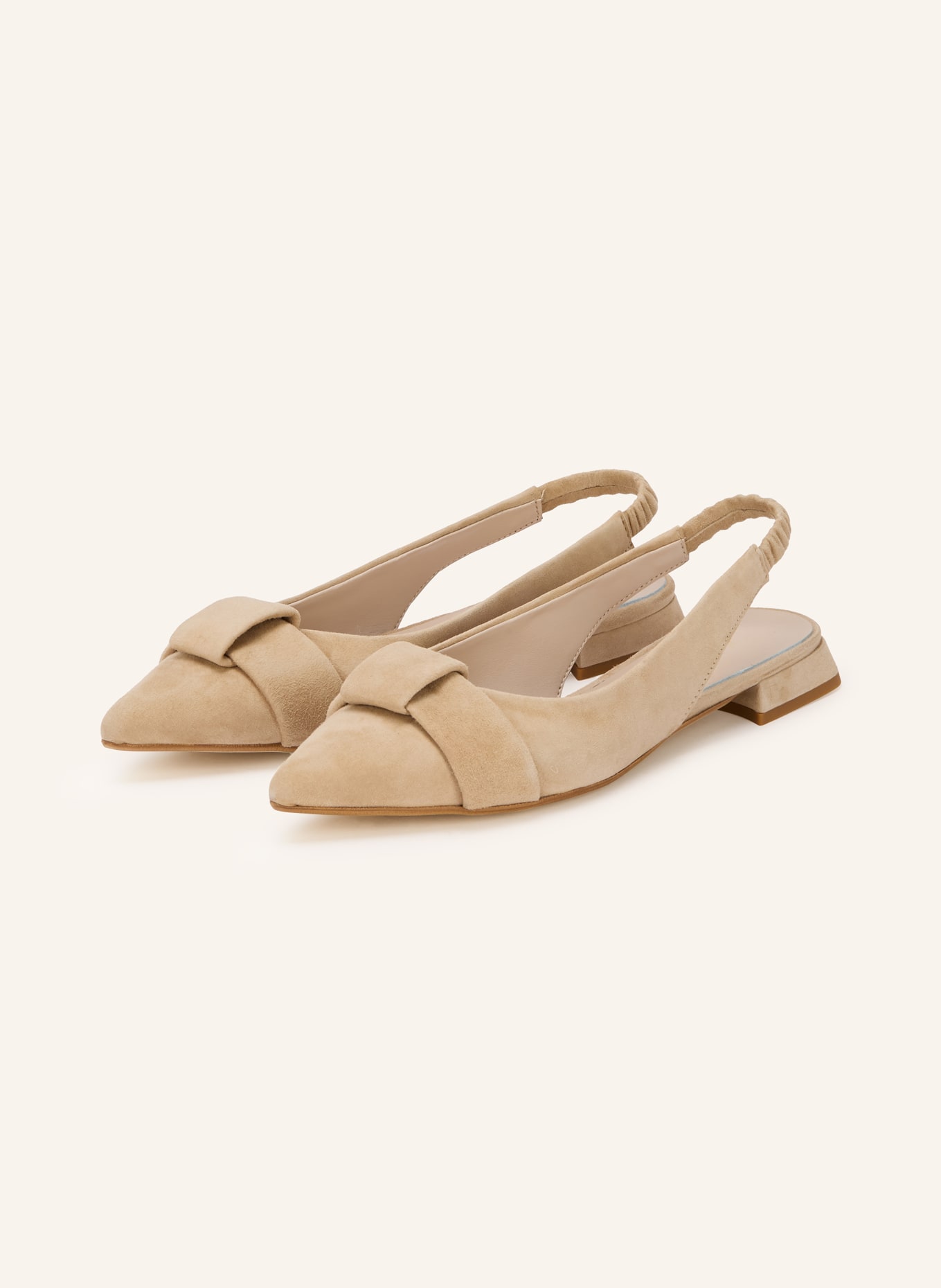 darling harbour sling ballerinas: CAMEL