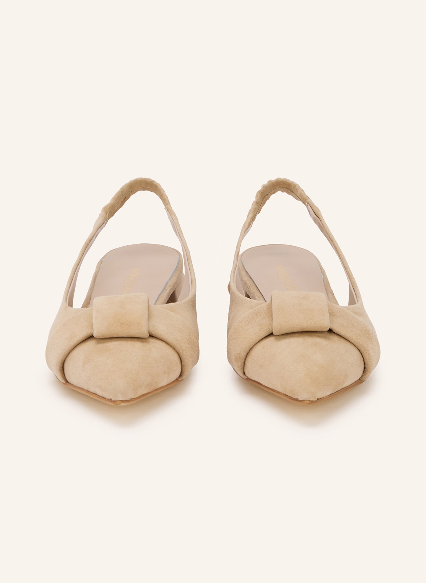 darling harbour sling ballerinas: CAMEL