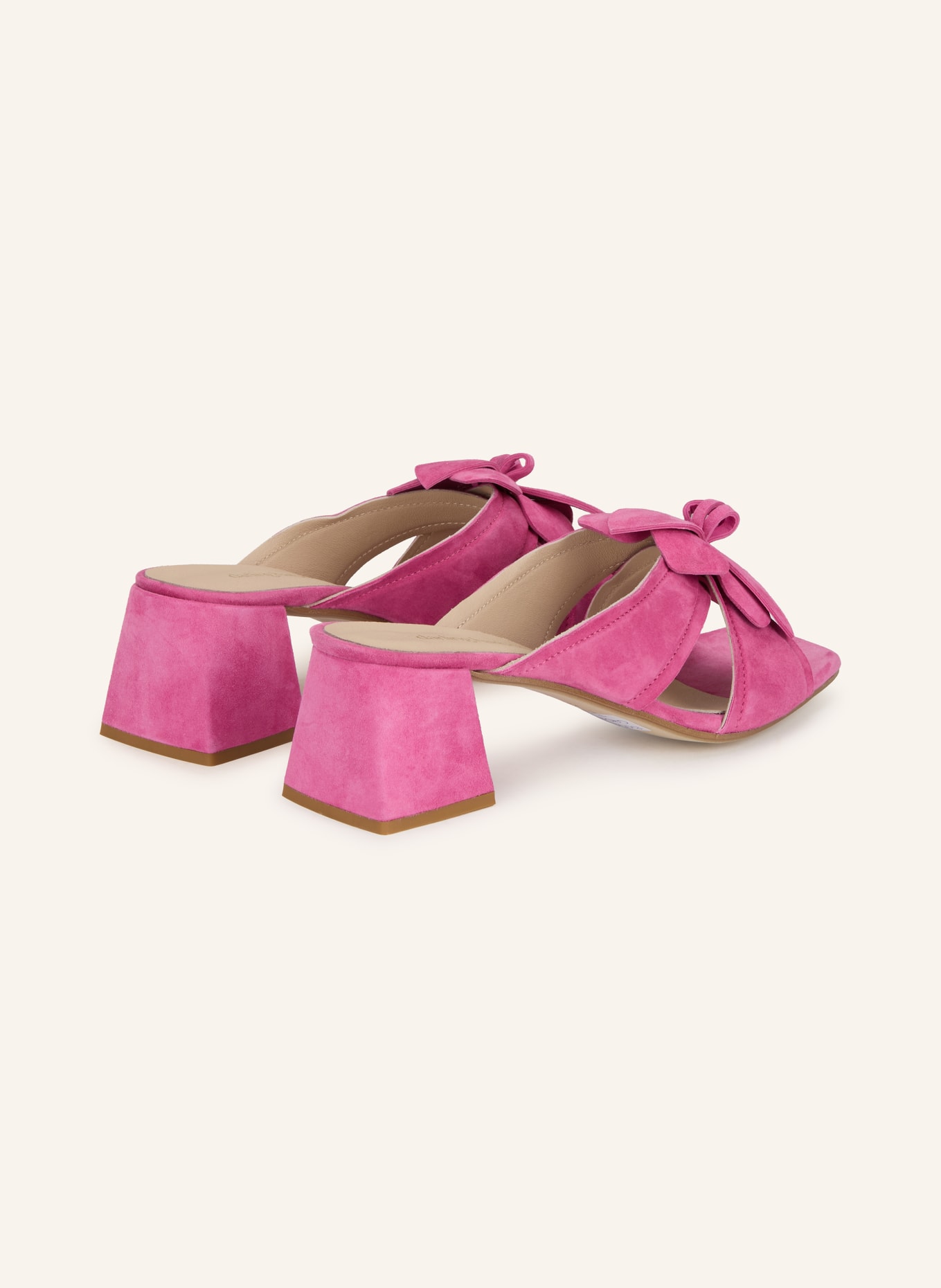 darling harbour Mules: ROSE FUCHSIA