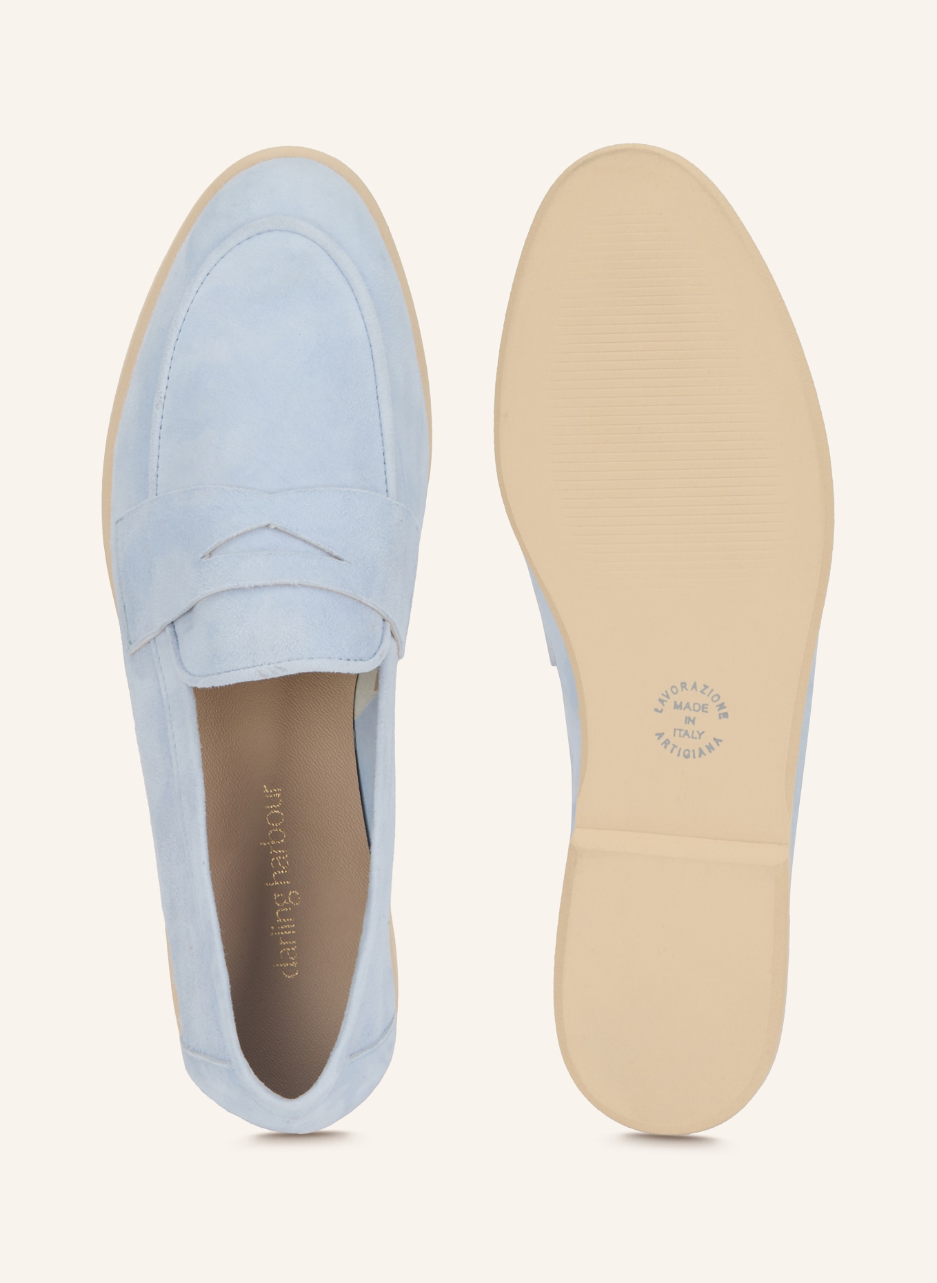 darling harbour Penny loafers: JASNONIEBIESKI