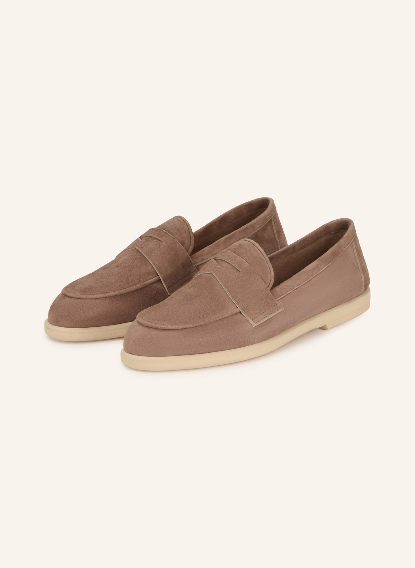 darling harbour penny loafer: TAUPE