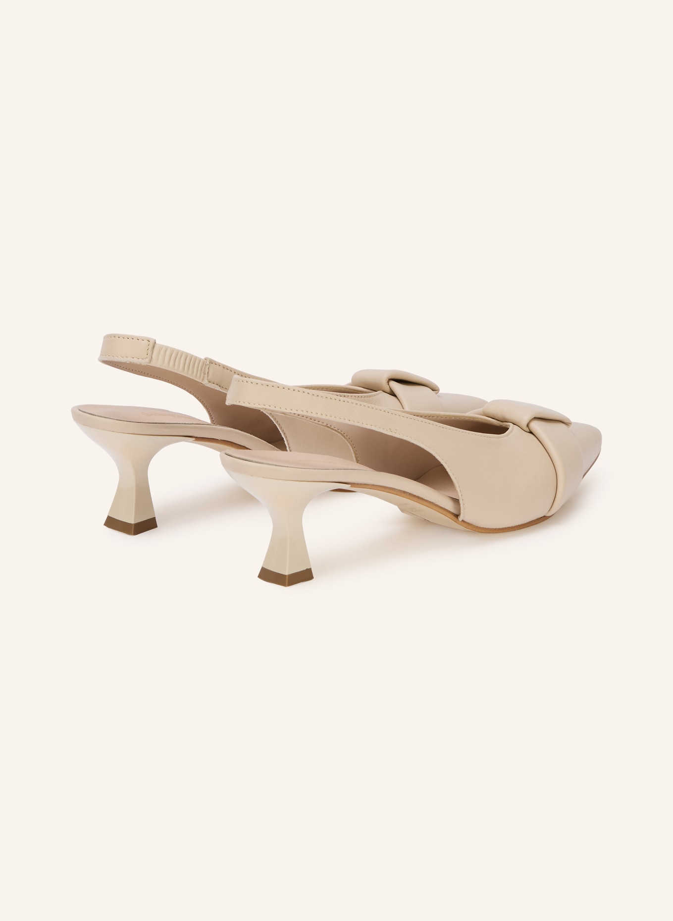 darling harbour slingback pumps: CREAM