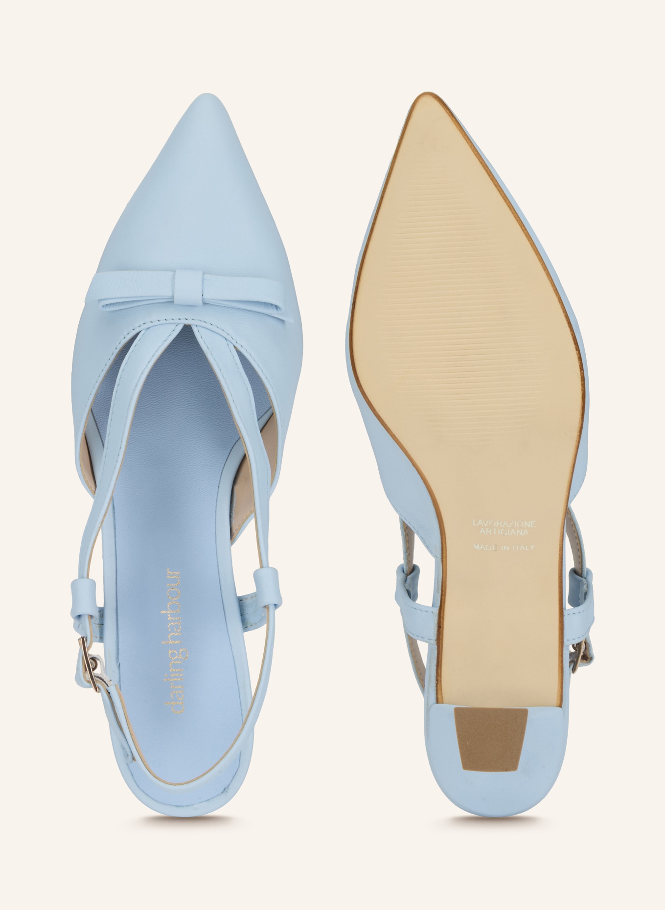 darling harbour slingback pumps: LIGHT BLUE