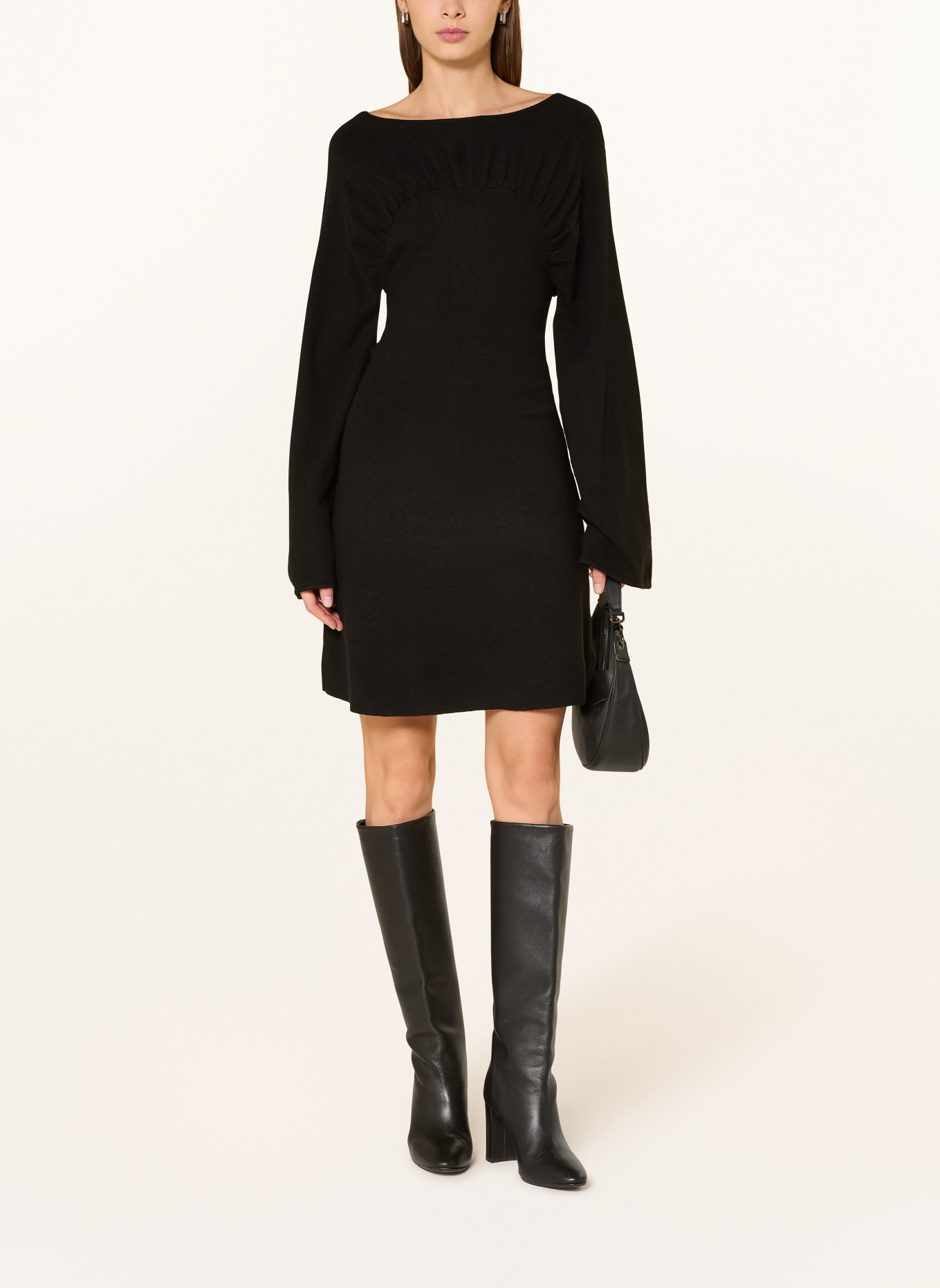 NEO NOIR Strickkleid HOLLA: SCHWARZ