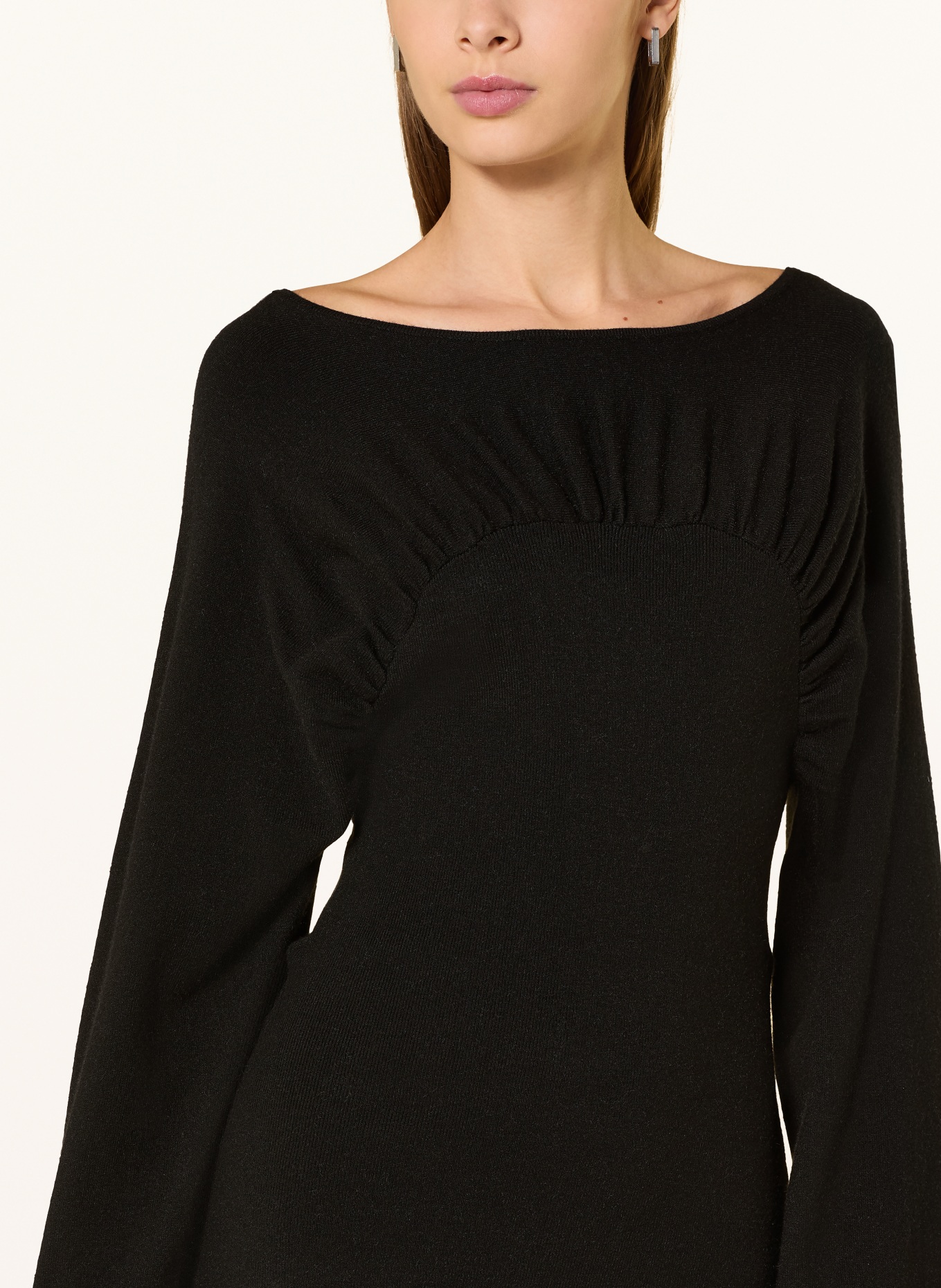 NEO NOIR Strickkleid HOLLA: SCHWARZ