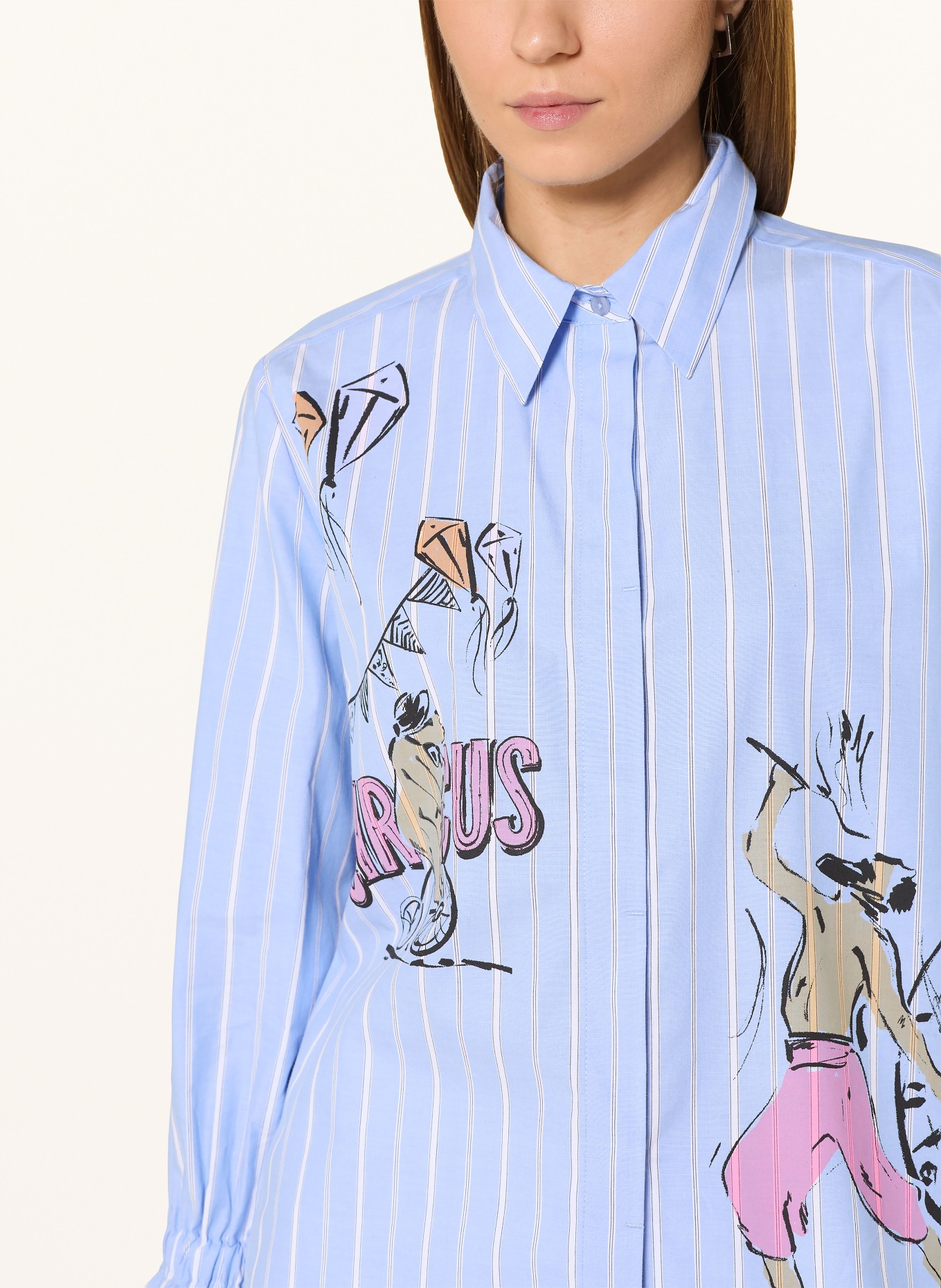 MILANO ITALY koszula: JASNONIEBIESKI / RÓŻOWY / BIAŁY