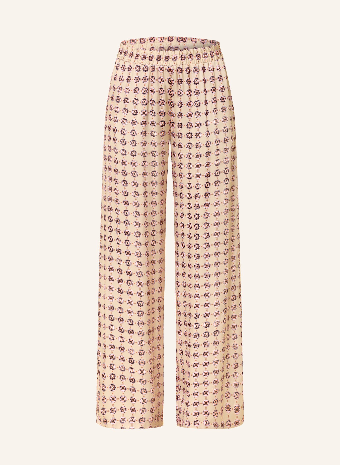 MILANO ITALY Marlenehose aus Satin: 1113 nude print