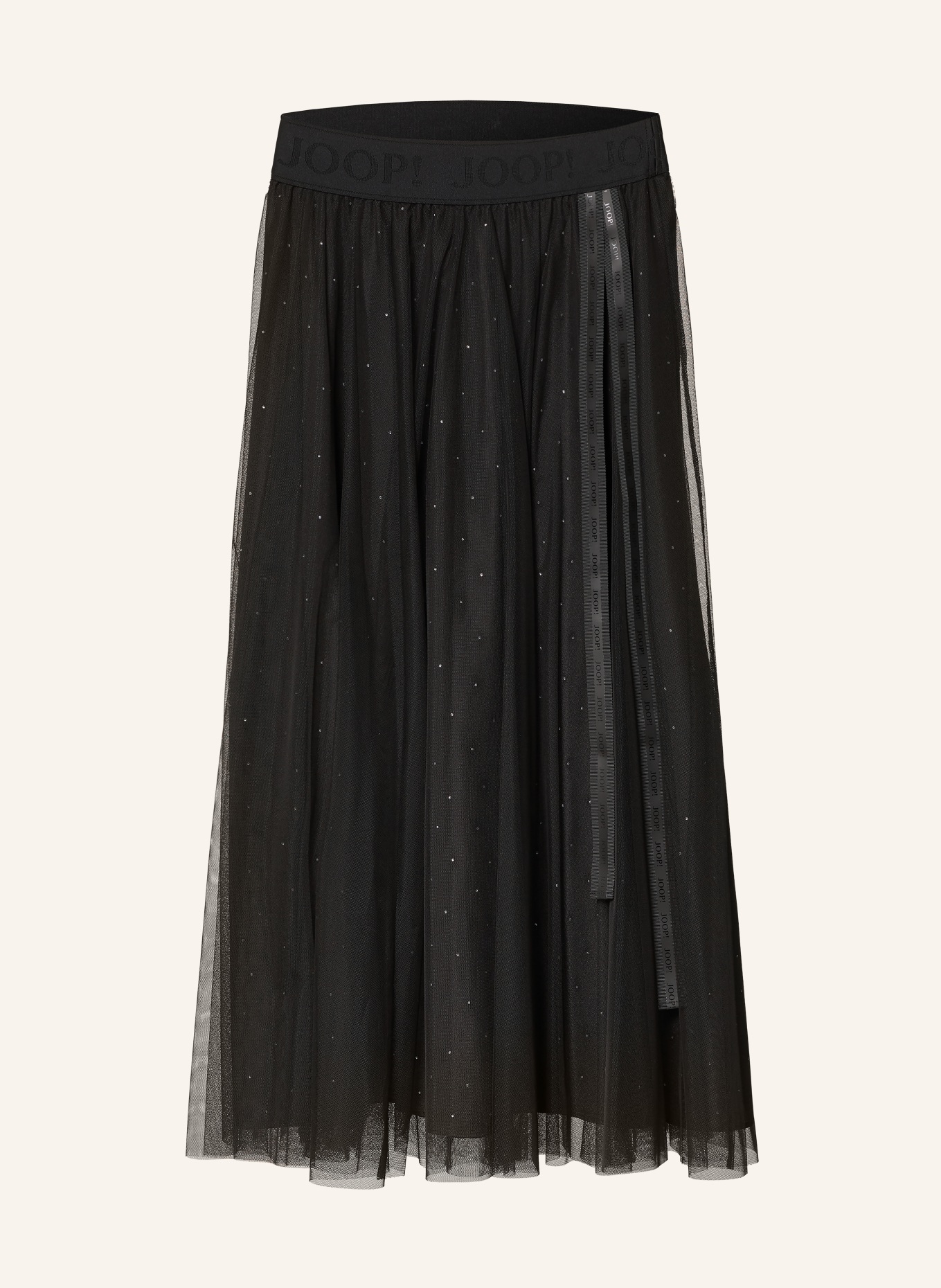 JOOP! Tüllrock mit Schmucksteinen: SCHWARZ
