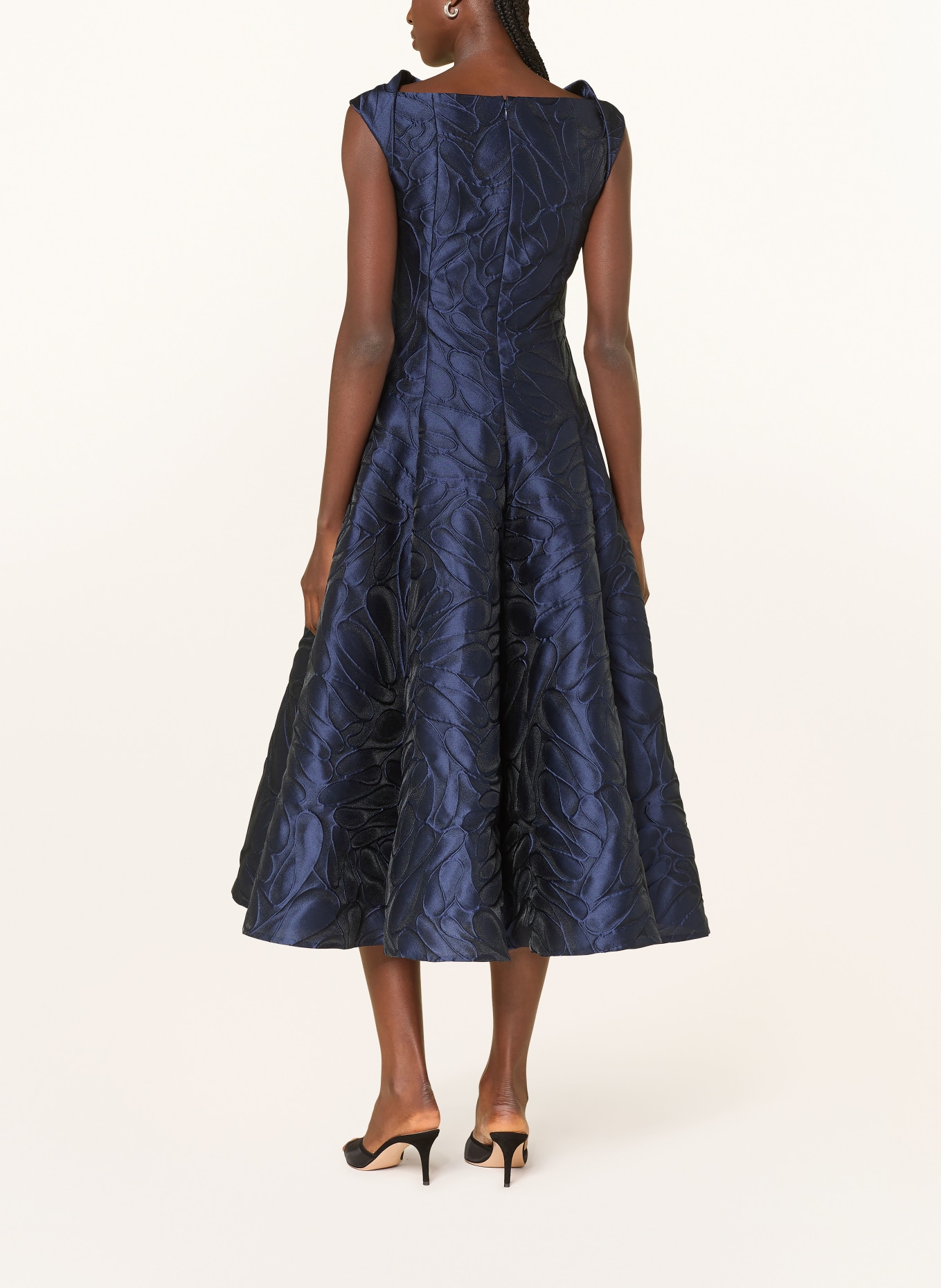 TALBOT RUNHOF Cocktailkleid aus Jacquard: 430 MARINE