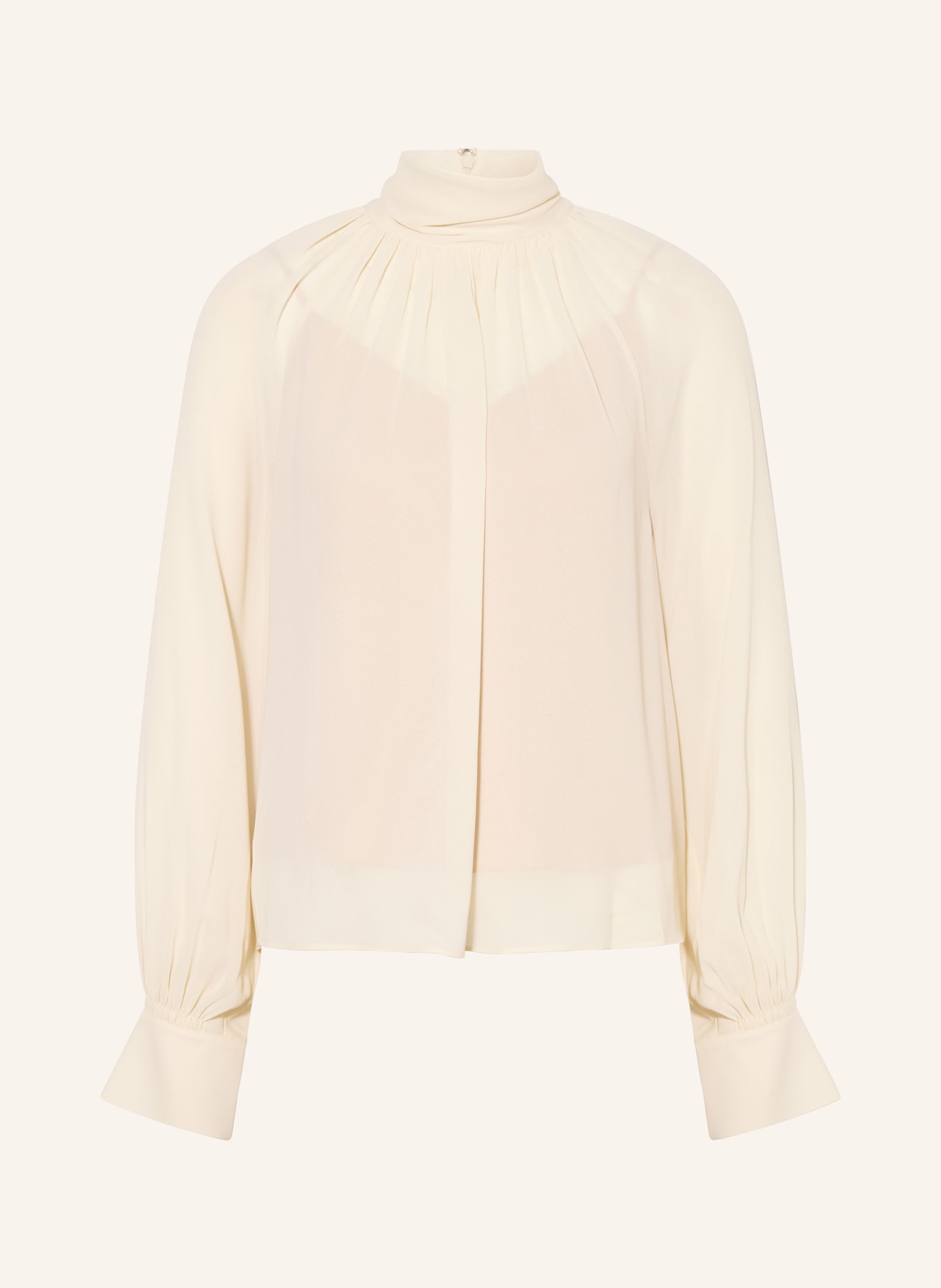 VINCE Blusenshirt mit Volants: CREME