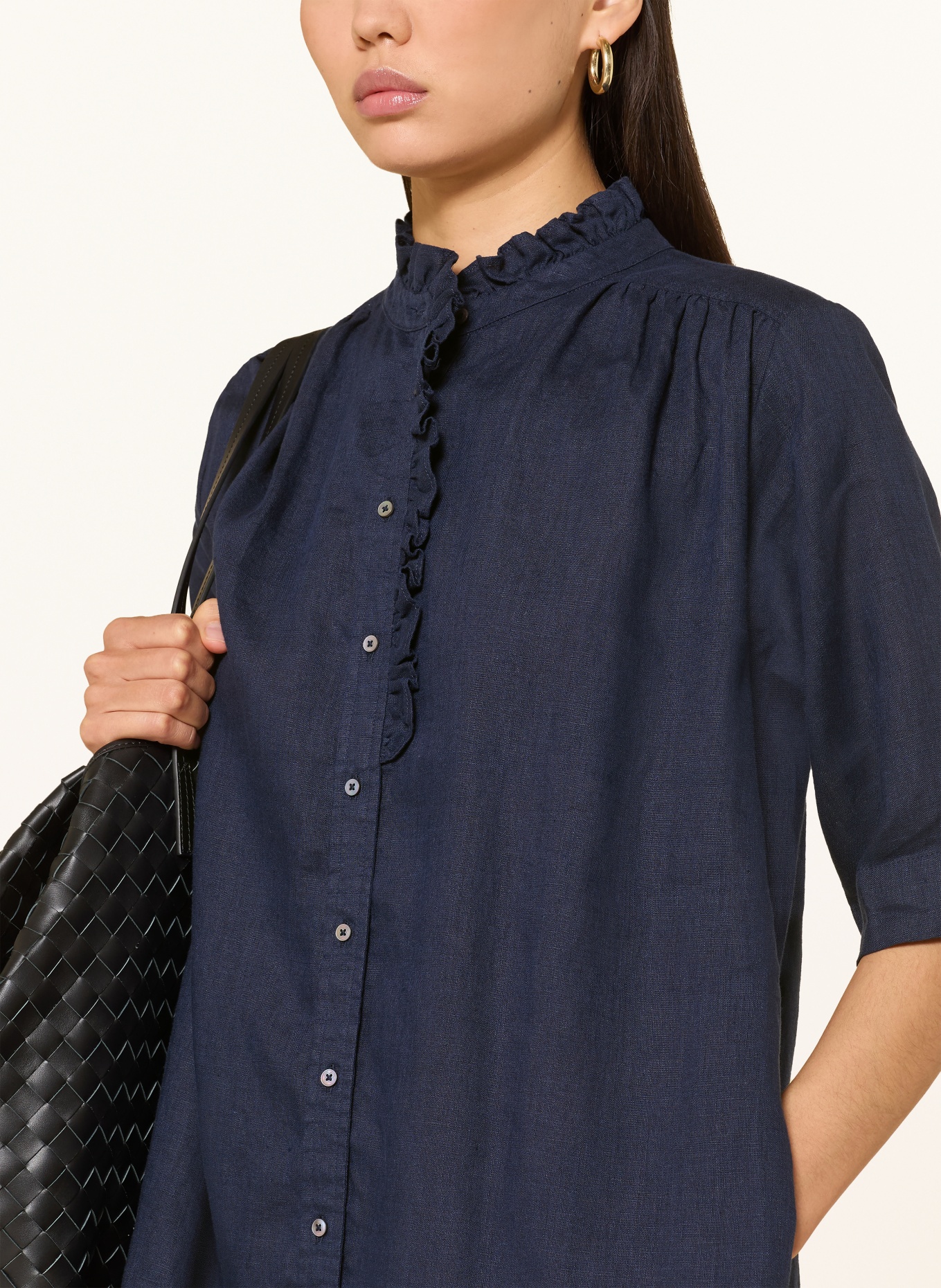 TONNO & PANNA linen dress: DARK BLUE