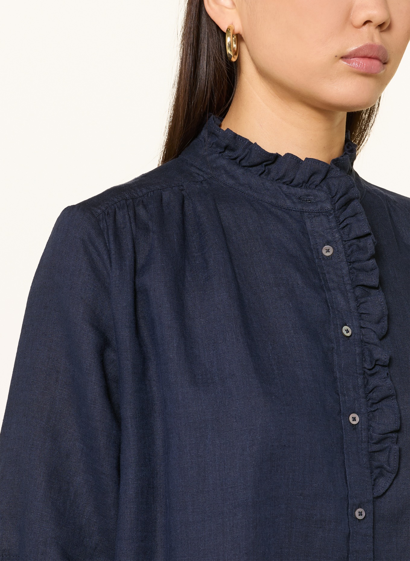 TONNO & PANNA linen dress: DARK BLUE